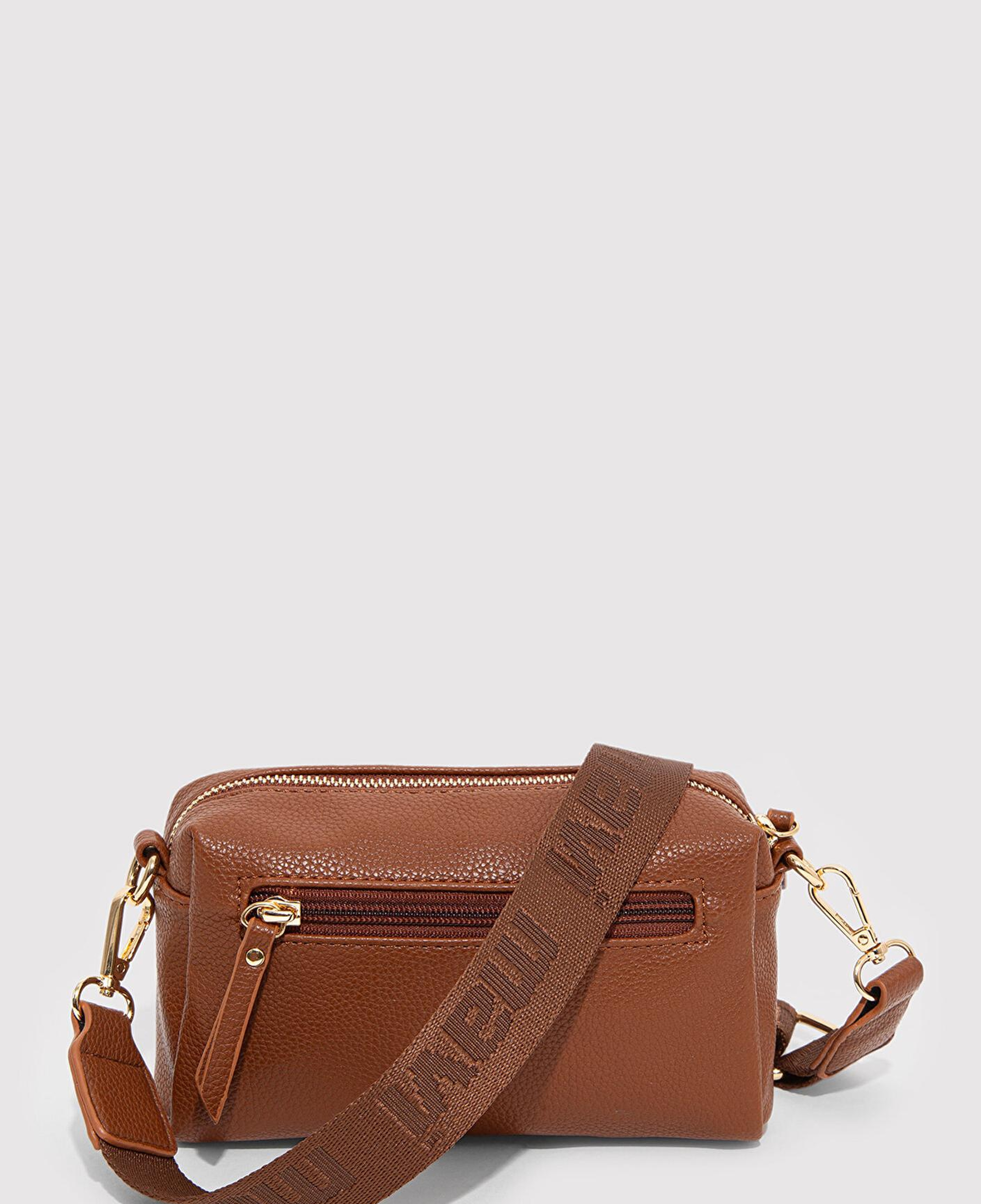 Mavi Mühür Logo Detaylı Kahverengi Çapraz Çanta 1912662-34614