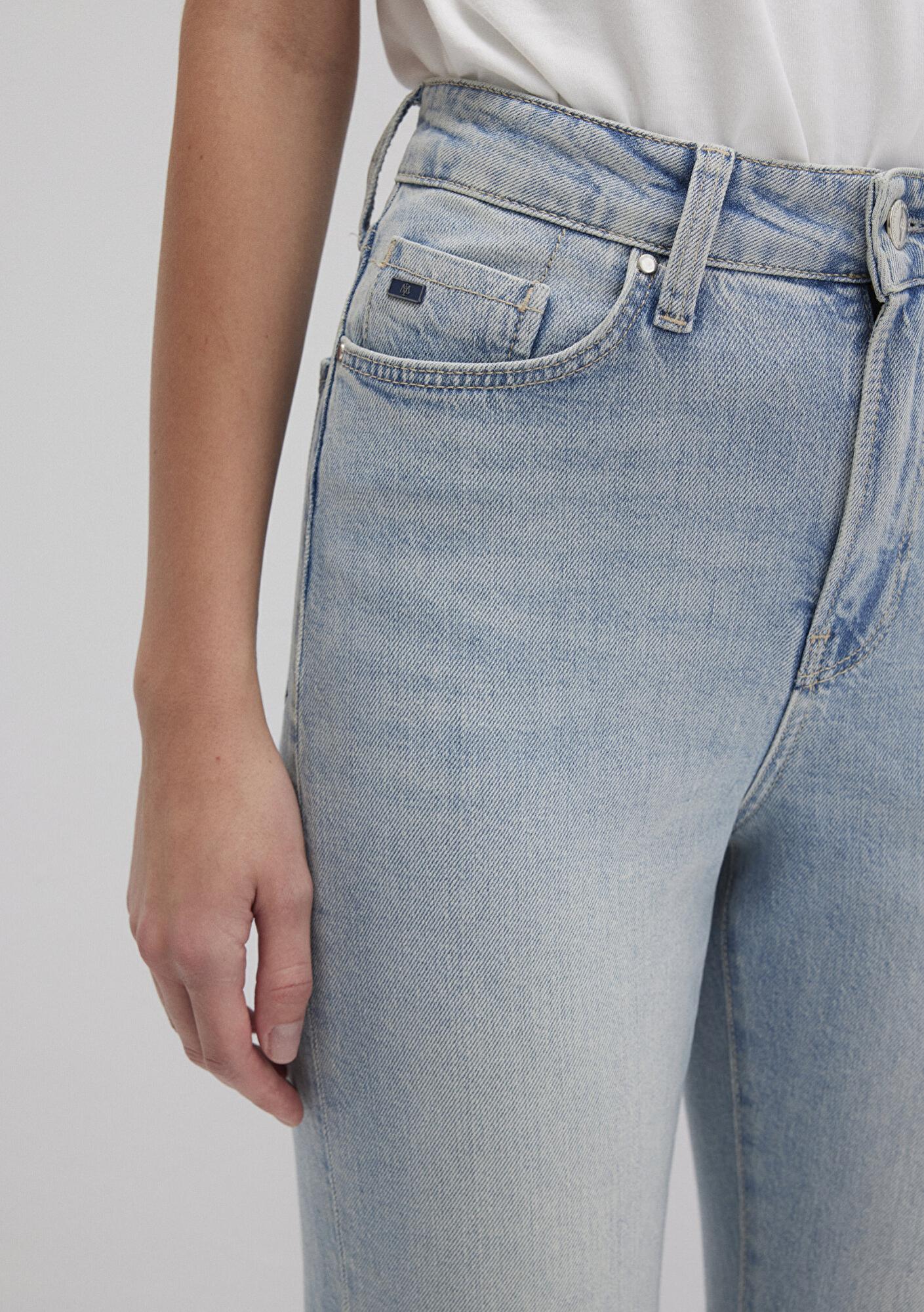 Mavi Star Classic Denim Puslu Açık Mavi Jean Pantolon 101077-90535