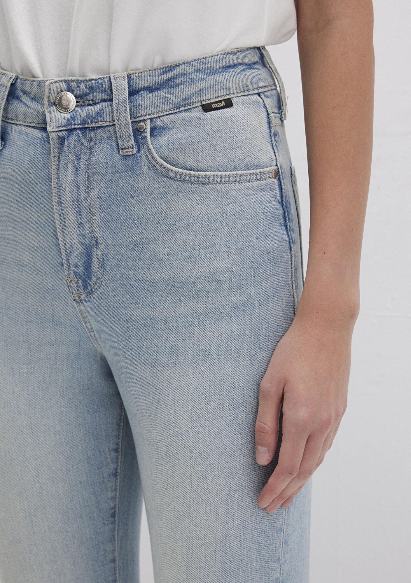 Mavi Star Classic Denim Puslu Açık Mavi Jean Pantolon 101077-90535