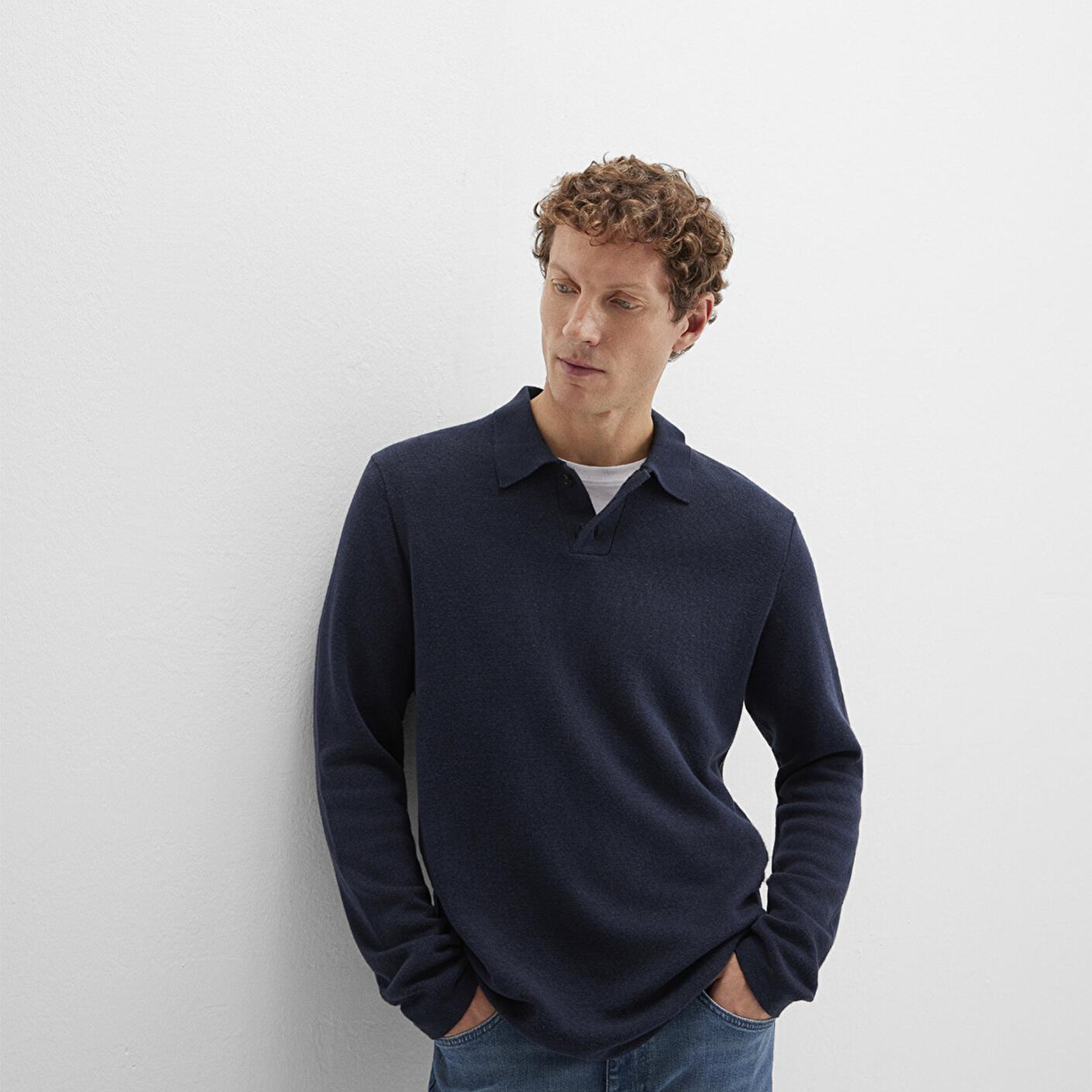 Mavi Lacivert Triko Polo 0710352-70490