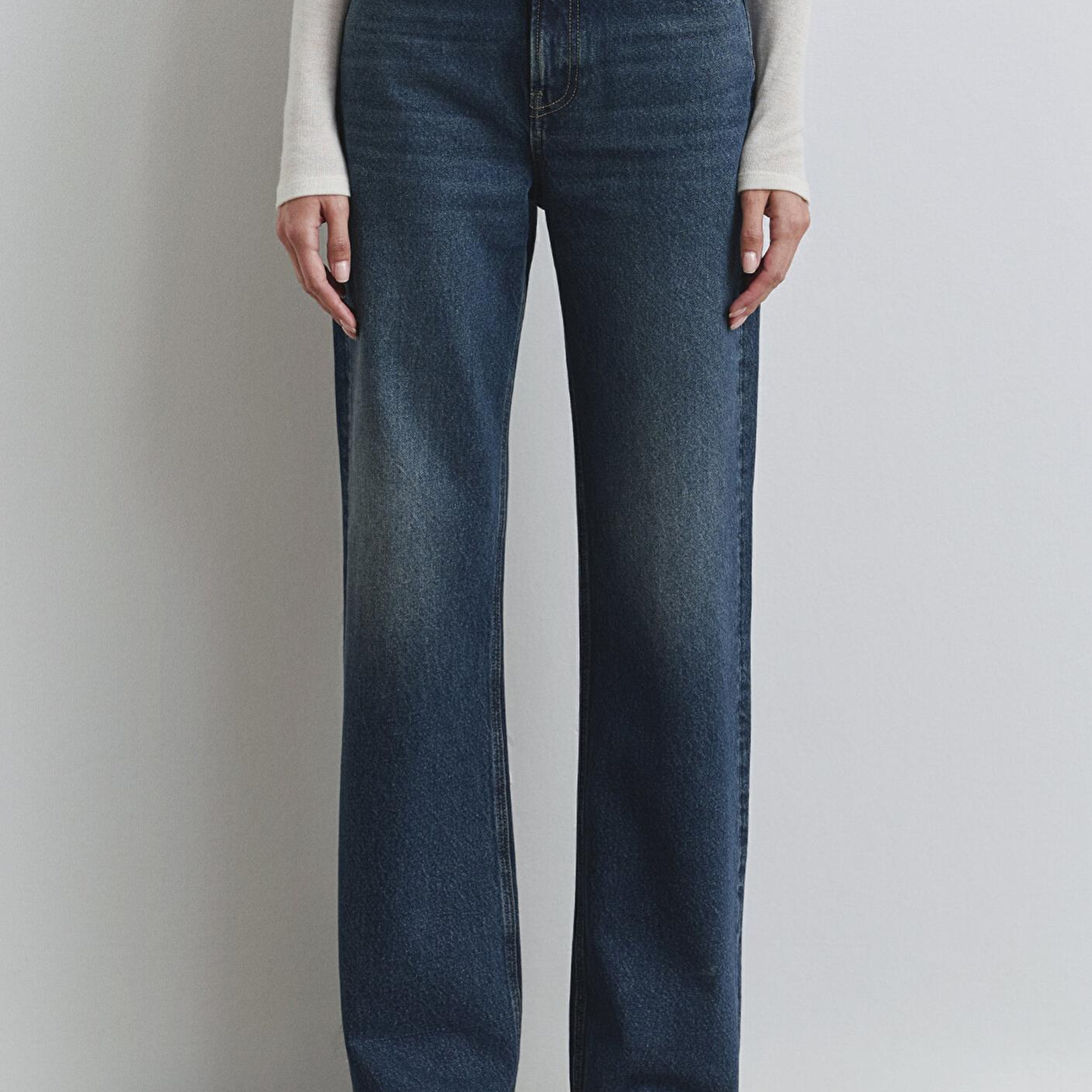 Mavi Victoria Classic Denim Gölgeli Koyu Mavi Jean Pantolon 101072-90539