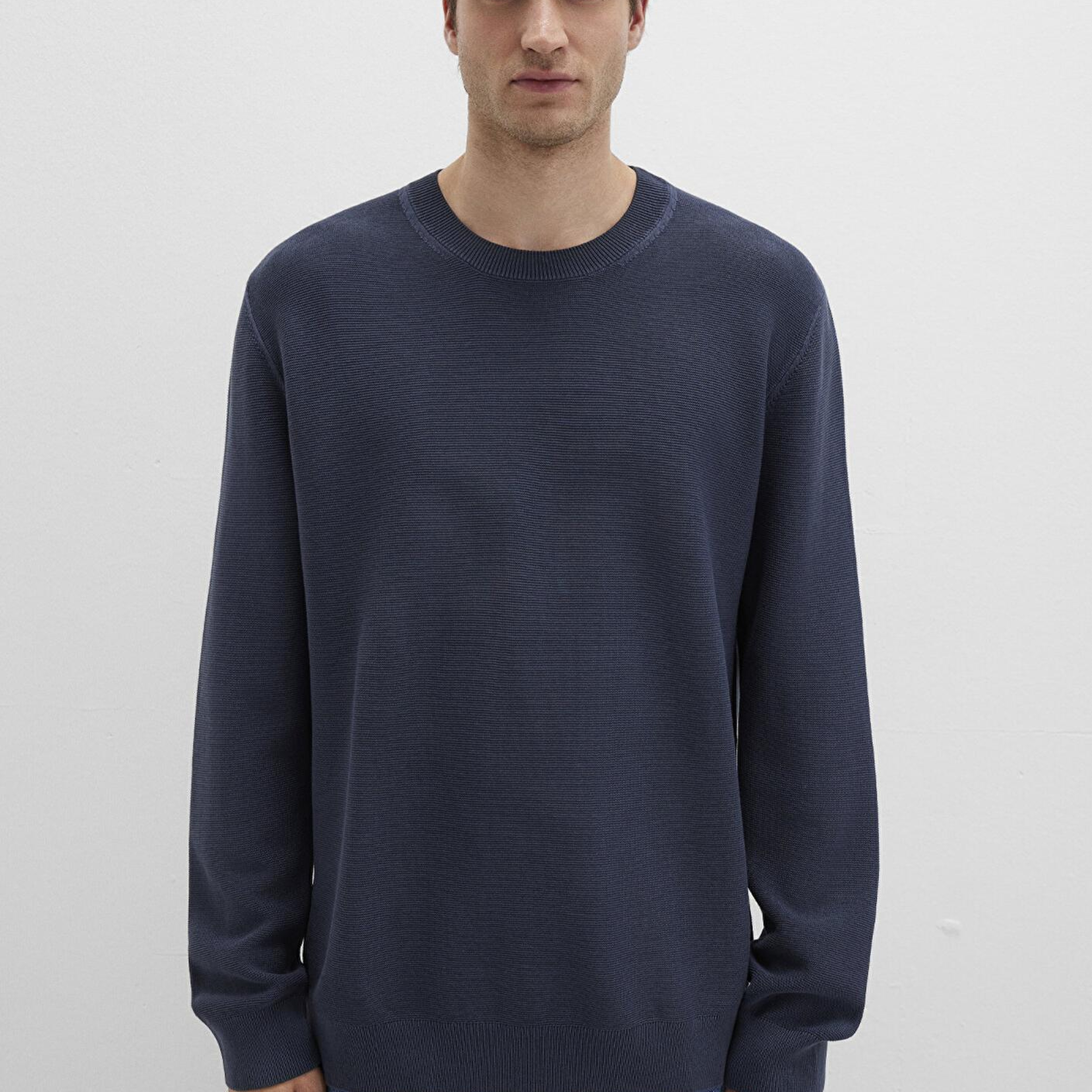 Mavi Bisiklet Yaka Lacivert Kazak Regular Fit / Normal Kesim 0710197-70497