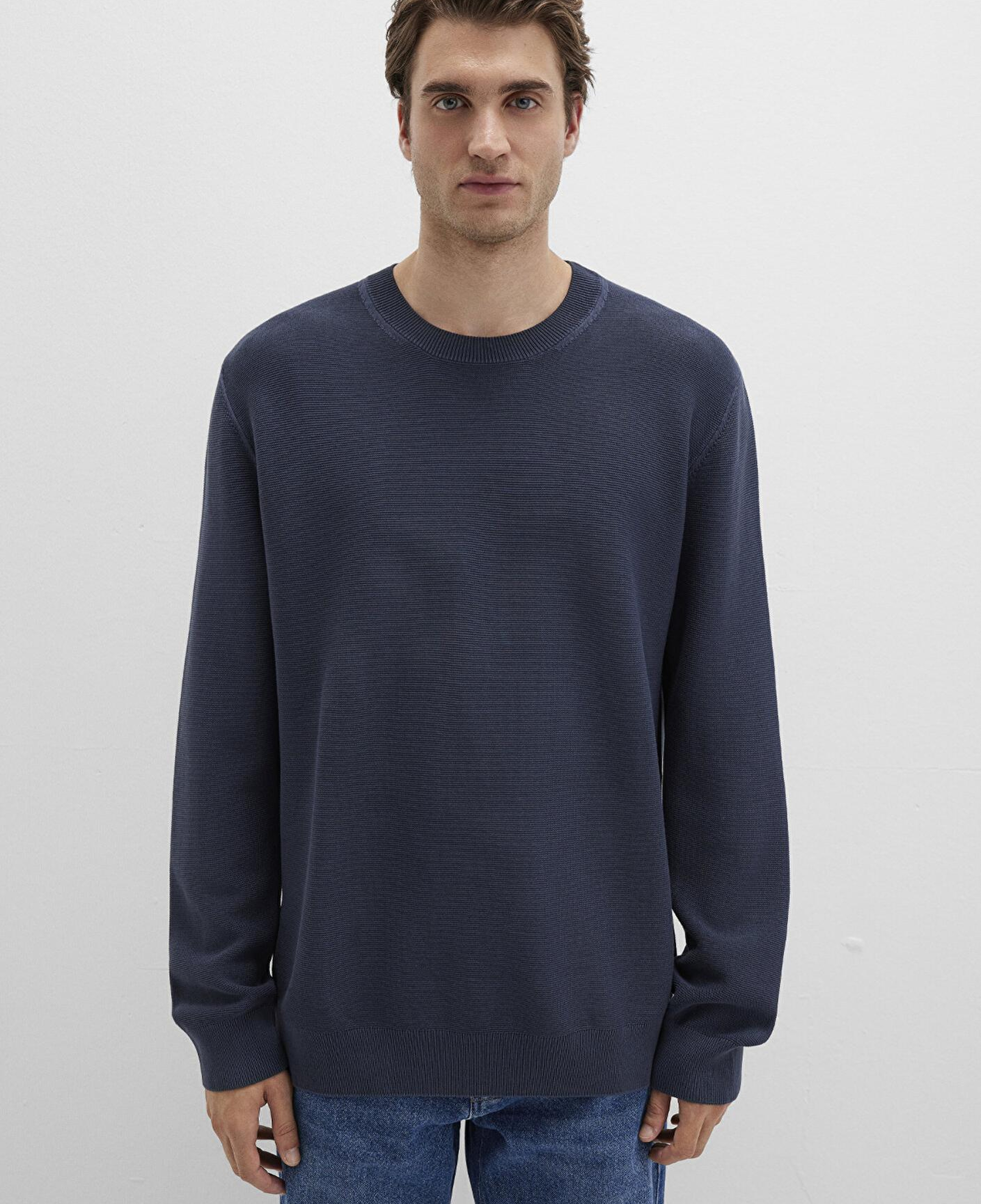 Mavi Bisiklet Yaka Lacivert Kazak Regular Fit / Normal Kesim 0710197-70497