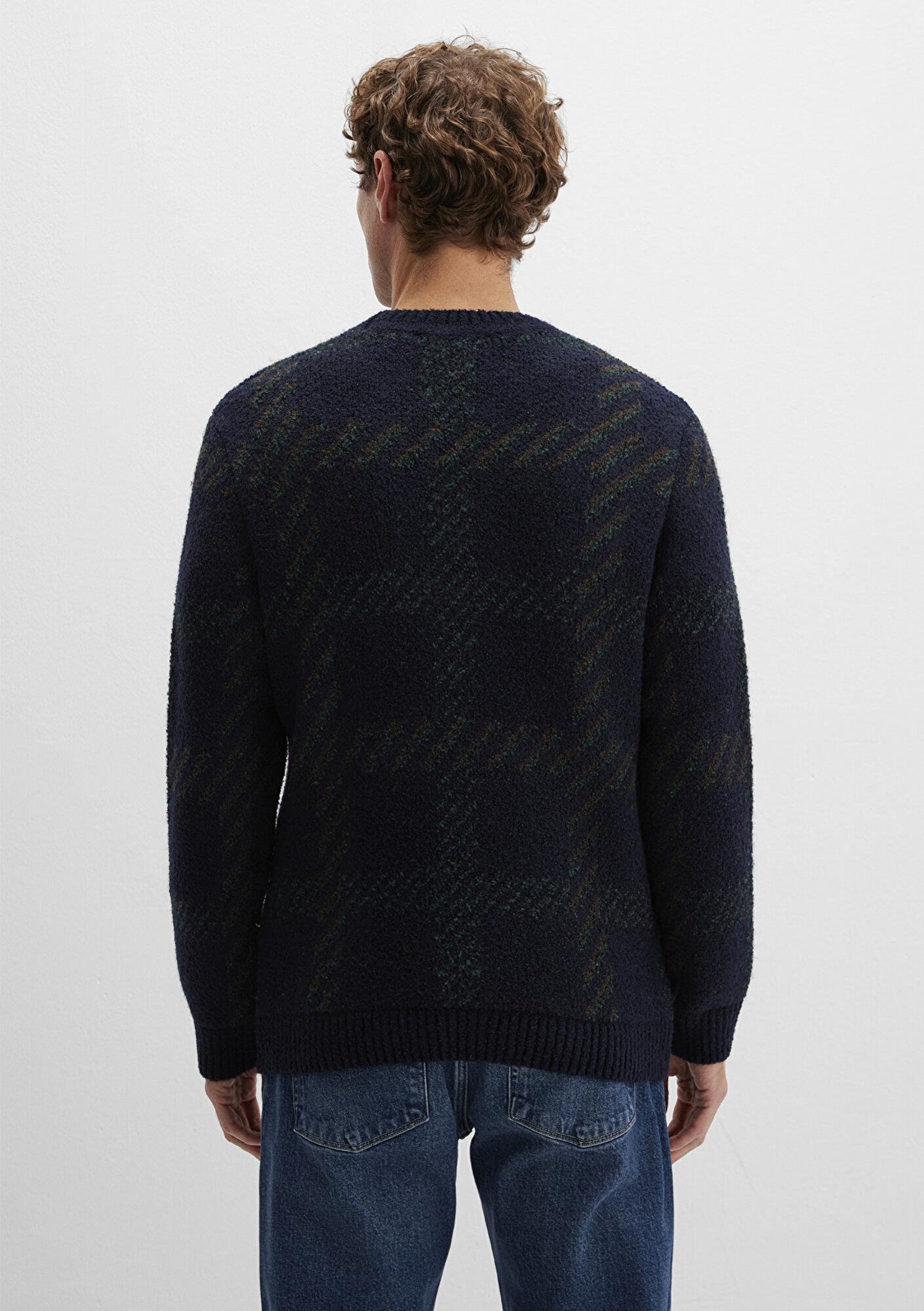 Mavi Yün Karışımlı Lacivert Kazak Regular Fit / Normal Kesim 0710333-70497