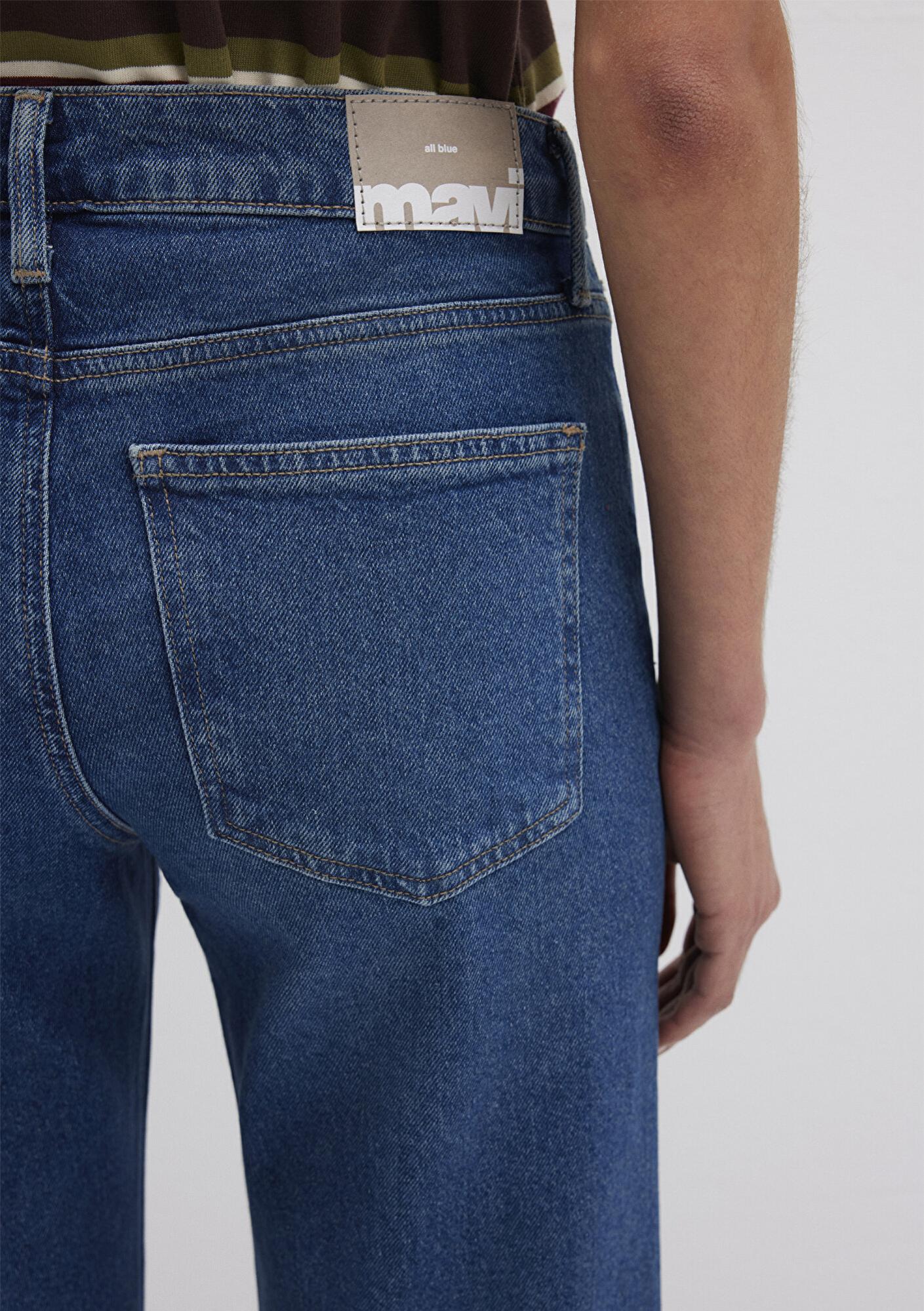 Mavi İbiza Real Blue Gölgeli Koyu Mavi Jean Pantolon 1010530-90504