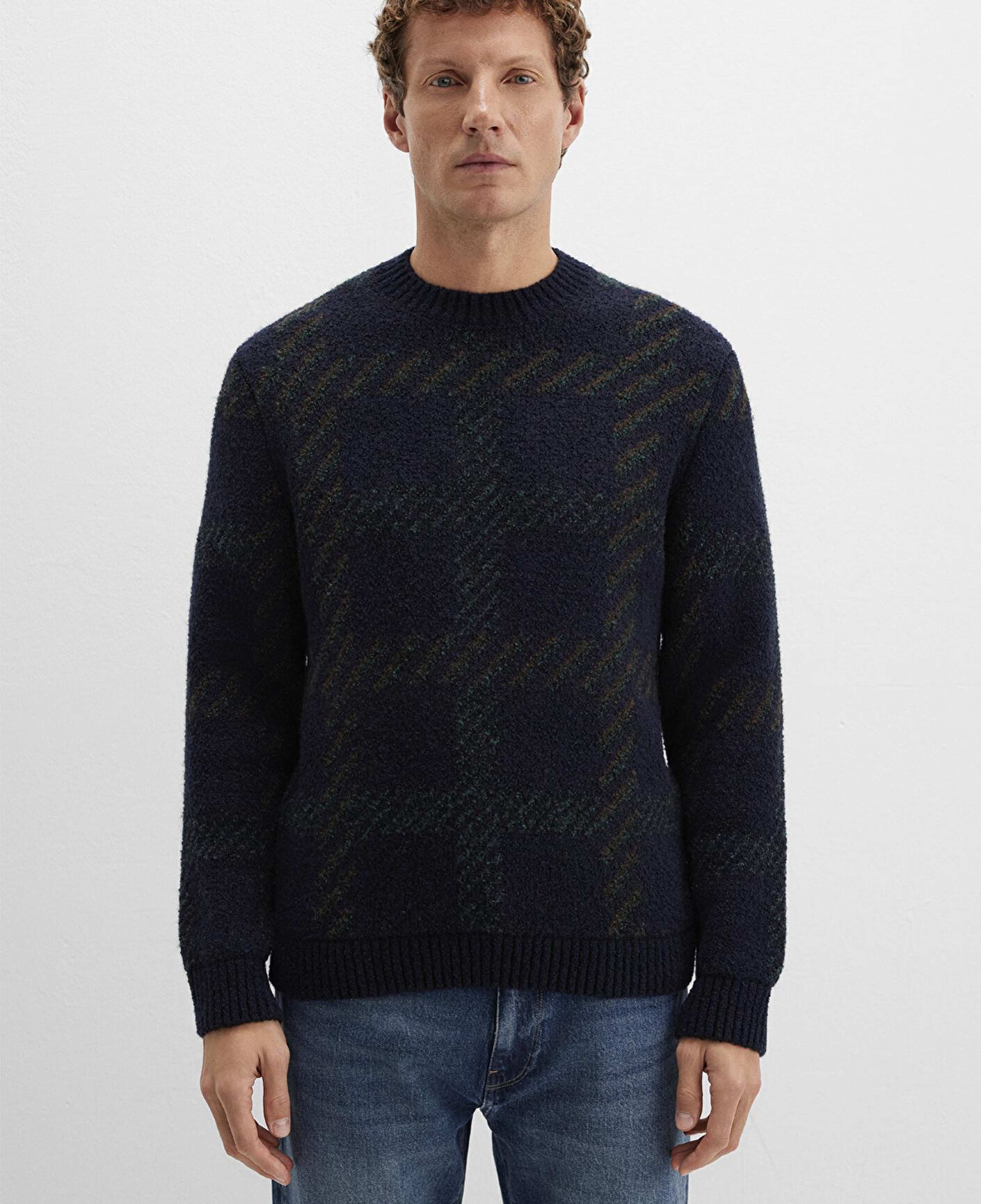 Mavi Yün Karışımlı Lacivert Kazak Regular Fit / Normal Kesim 0710333-70497