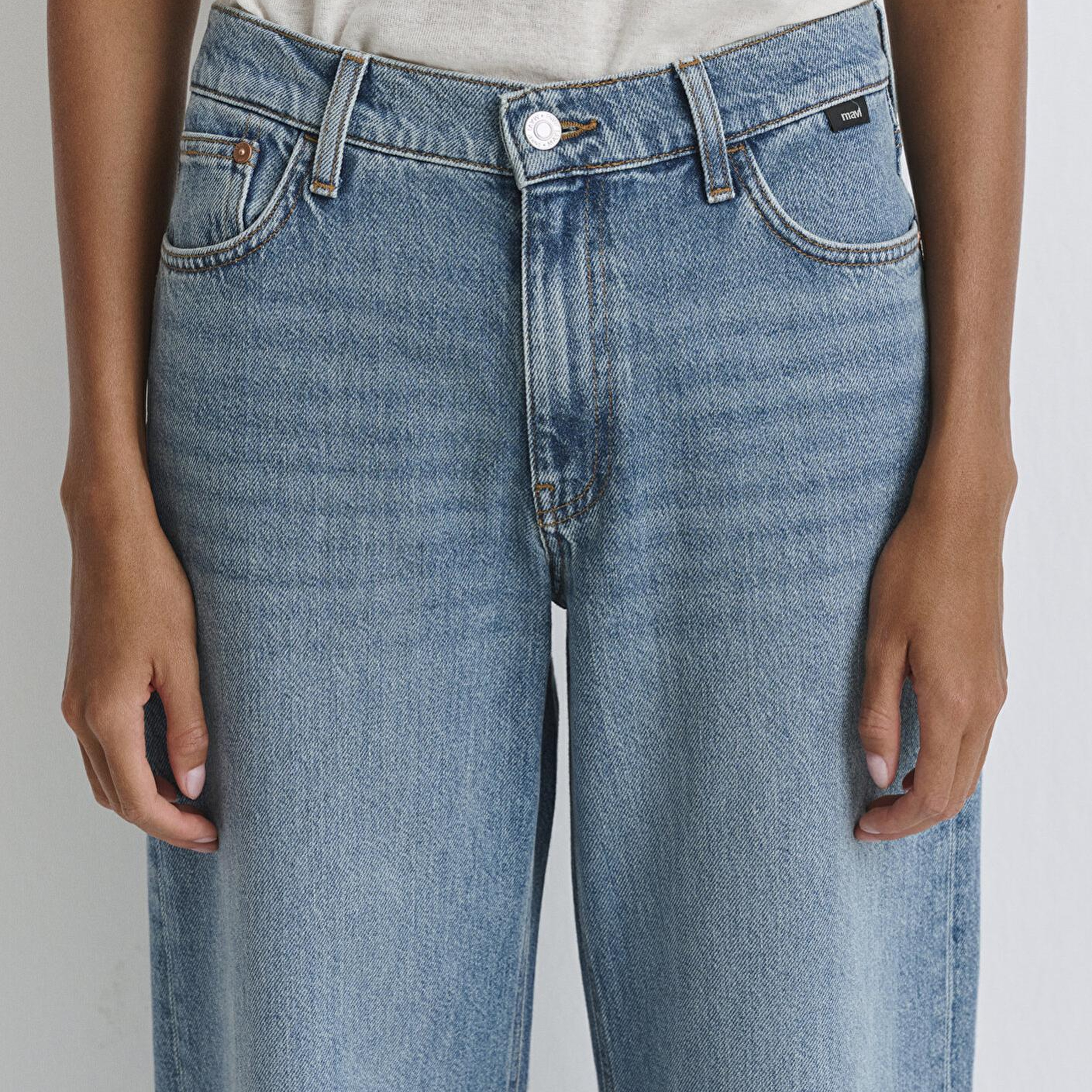 Mavi Breezy Mavi Jeans Extra Puslu Açık Mavi Jean Pantolon 1012651-91234