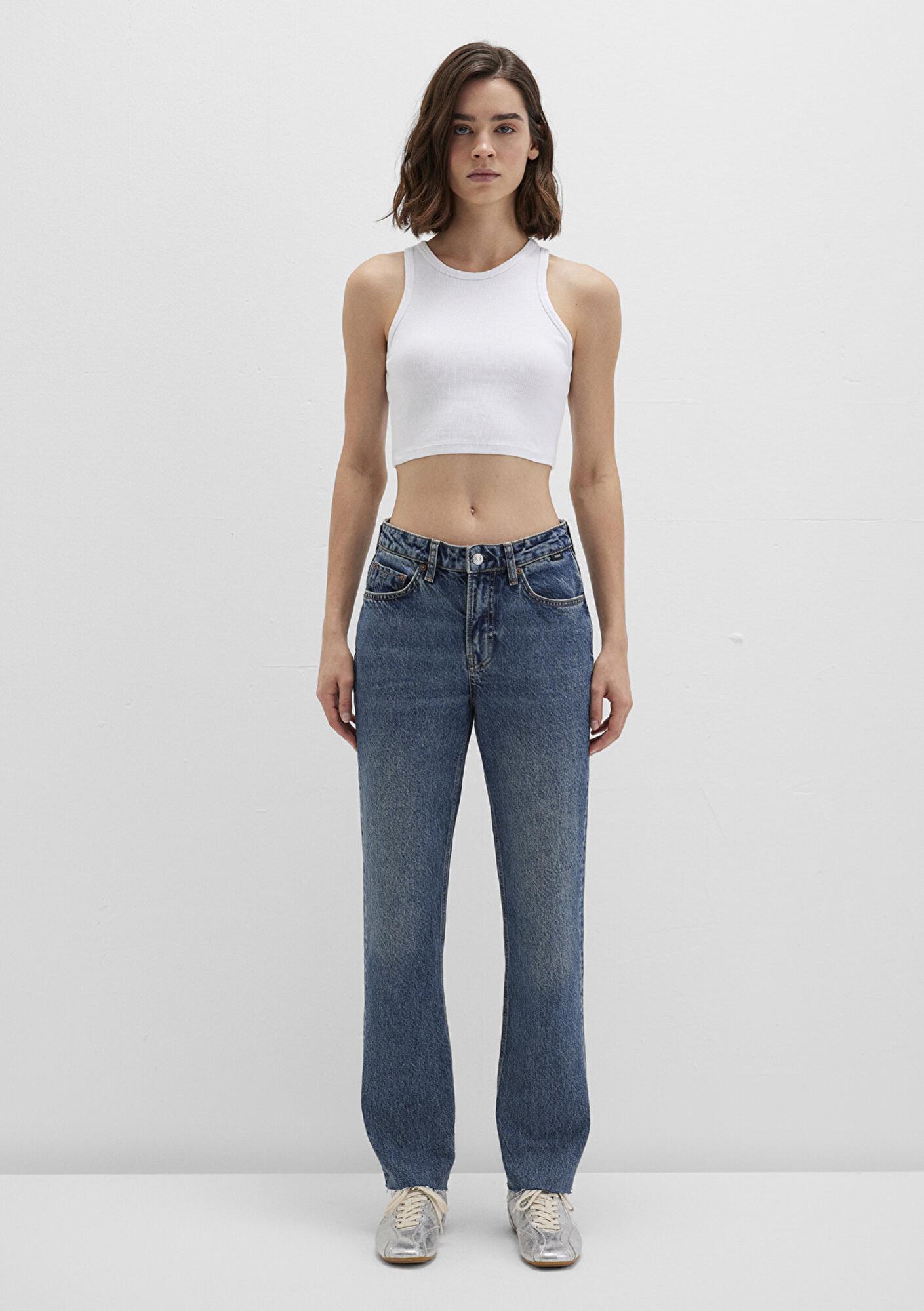 Mavi New York Classic Denim Puslu Koyu Mavi Jean Pantolon 101441-88581