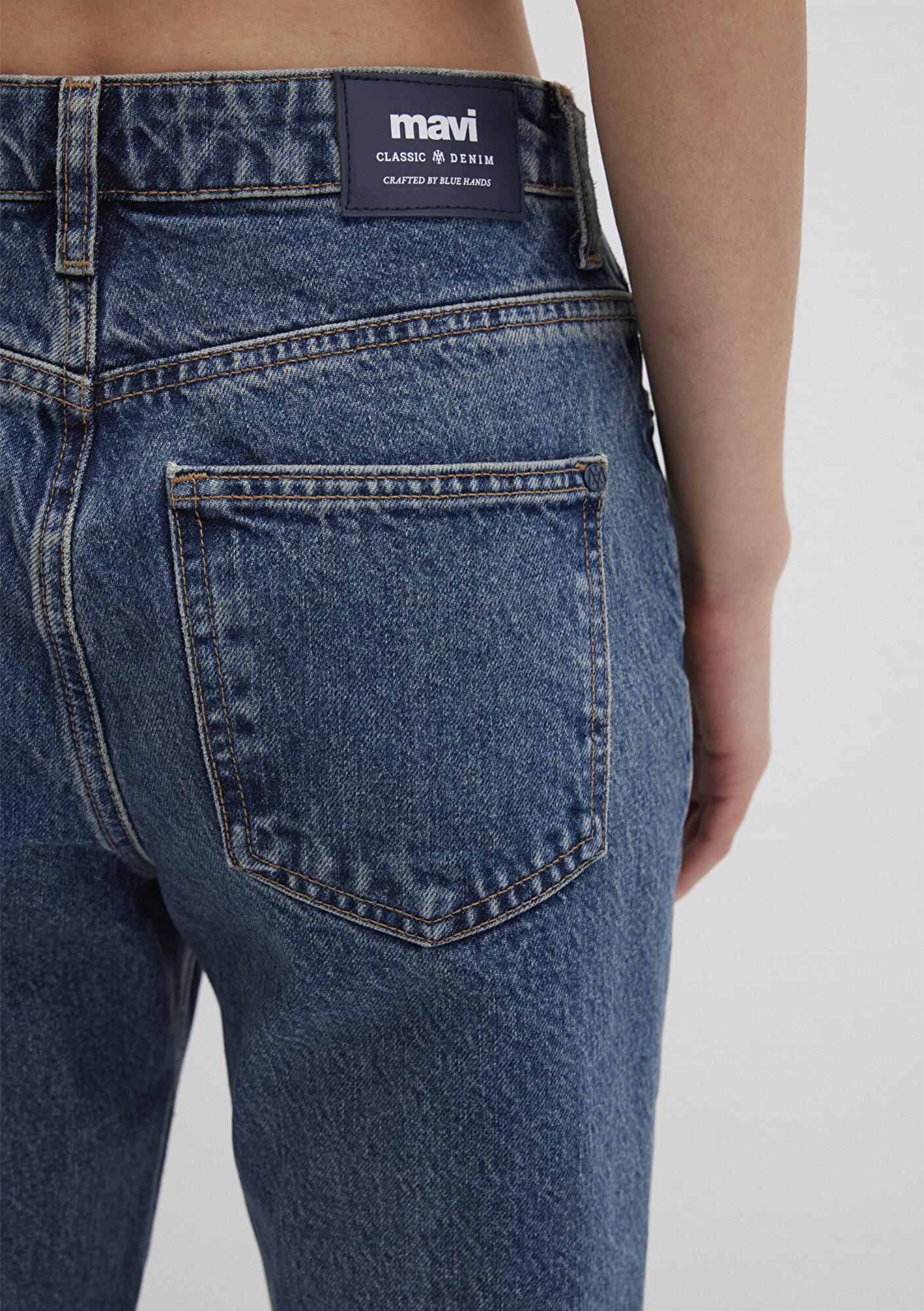 Mavi New York Classic Denim Puslu Koyu Mavi Jean Pantolon 101441-88581