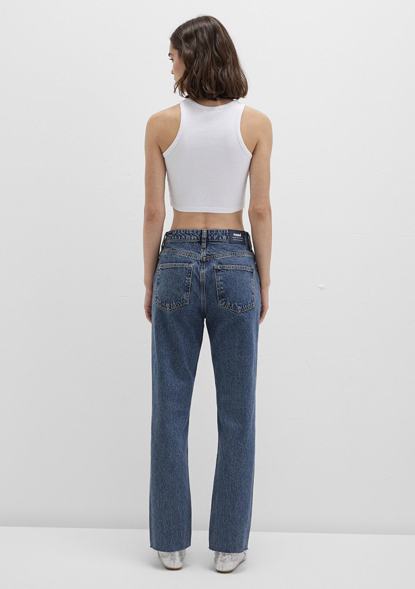 Mavi New York Classic Denim Puslu Koyu Mavi Jean Pantolon 101441-88581