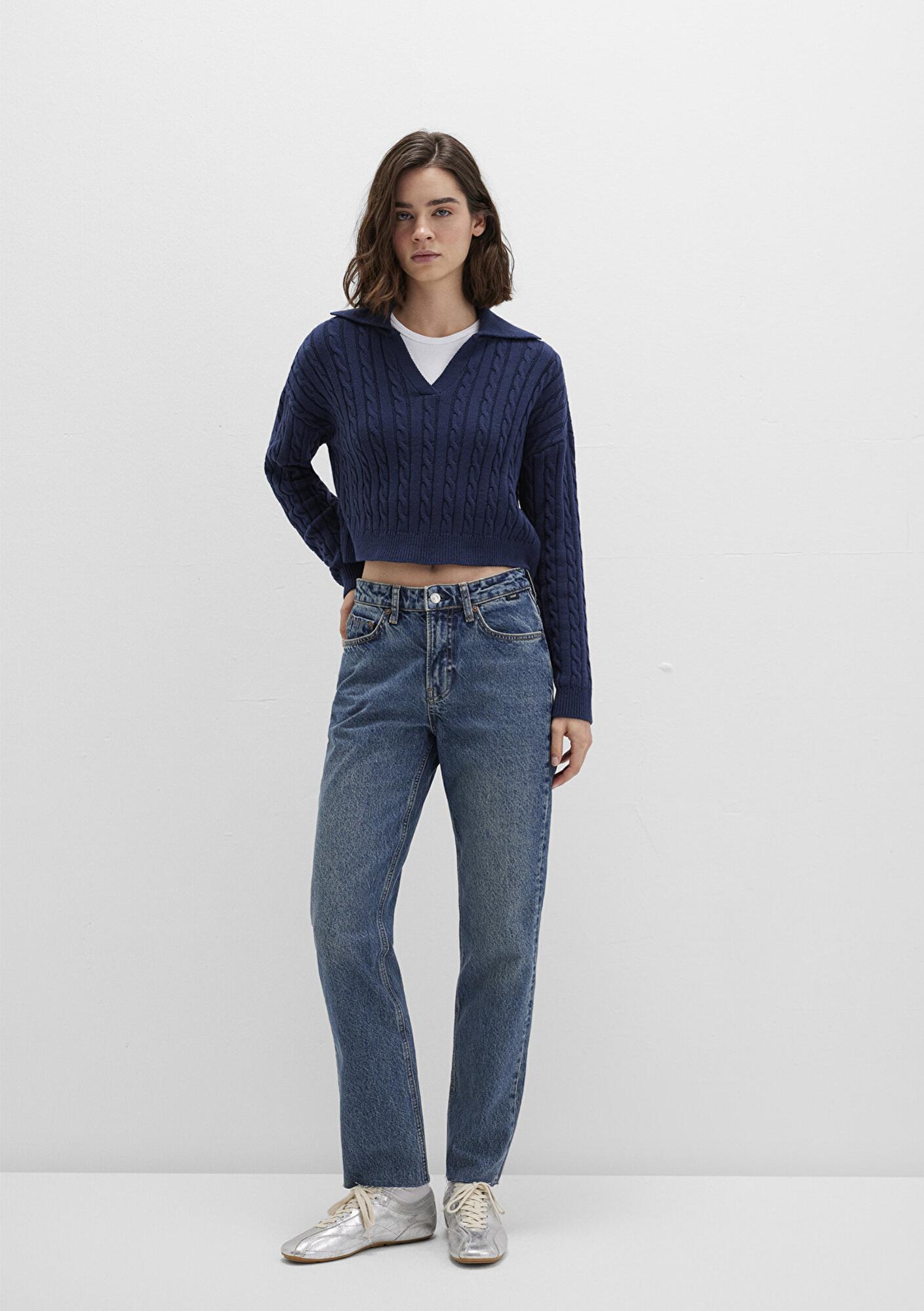 Mavi New York Classic Denim Puslu Koyu Mavi Jean Pantolon 101441-88581