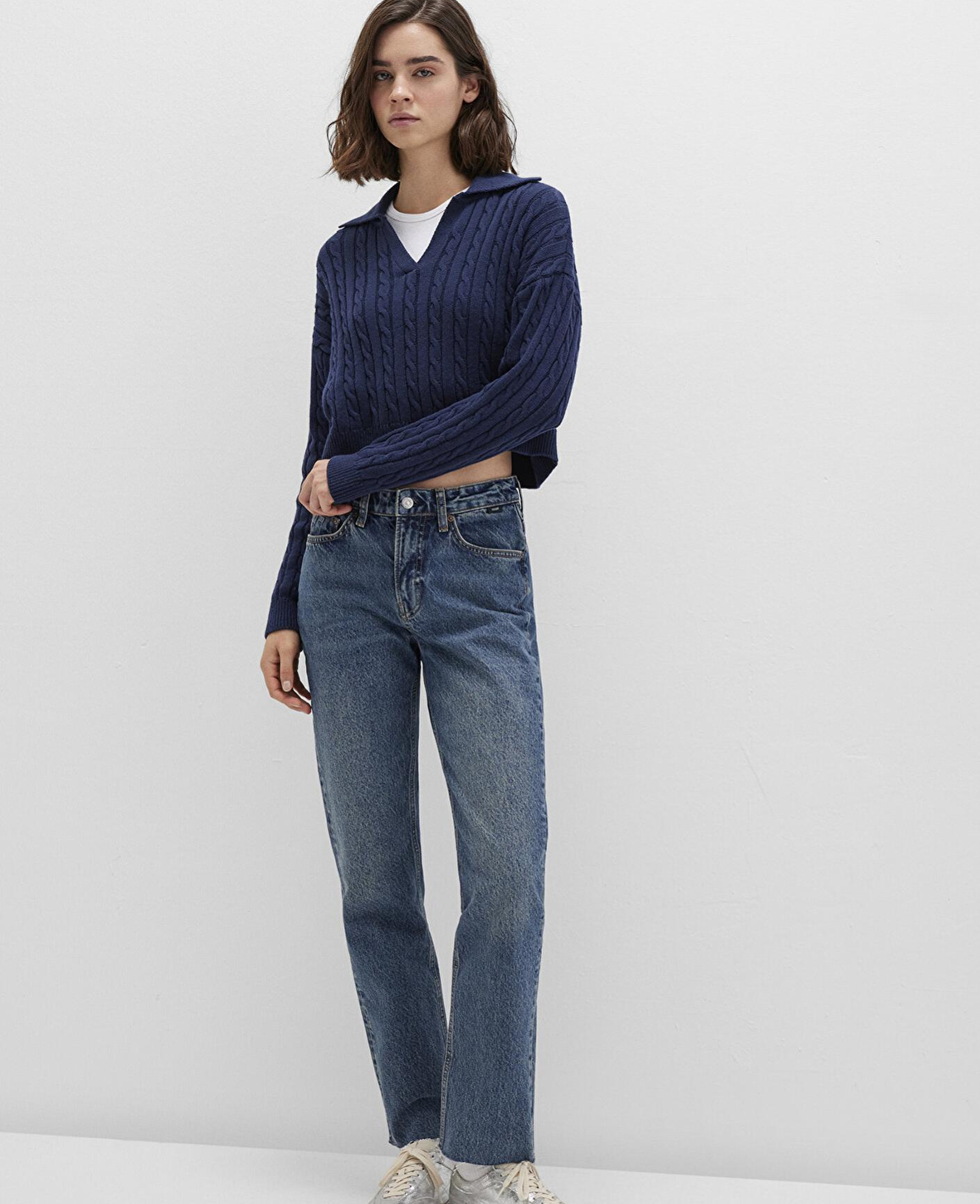 Mavi New York Classic Denim Puslu Koyu Mavi Jean Pantolon 101441-88581