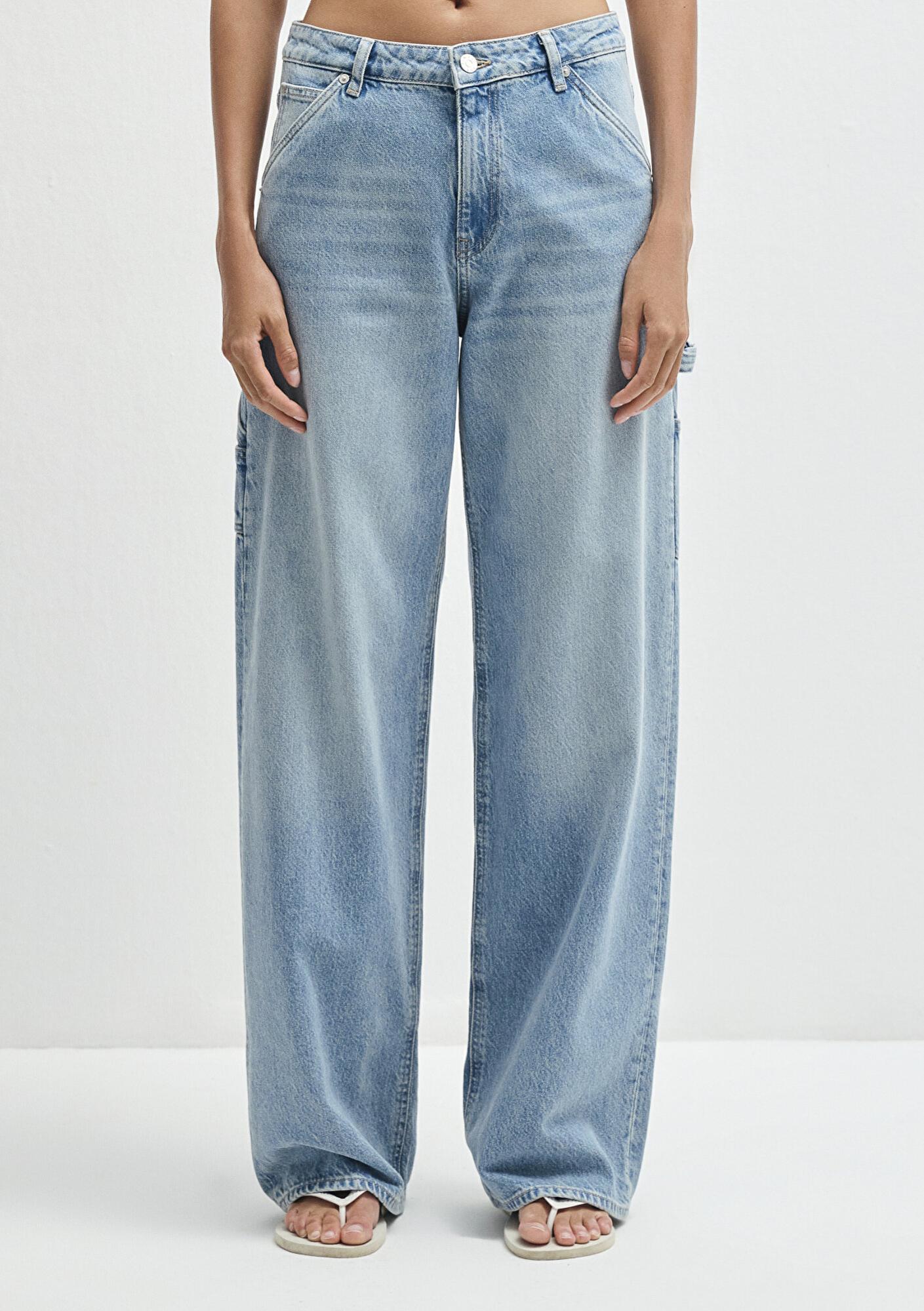 Mavi Kimberly 90lar Gölgeli Açık Mavi Jean Pantolon 1010626-90566