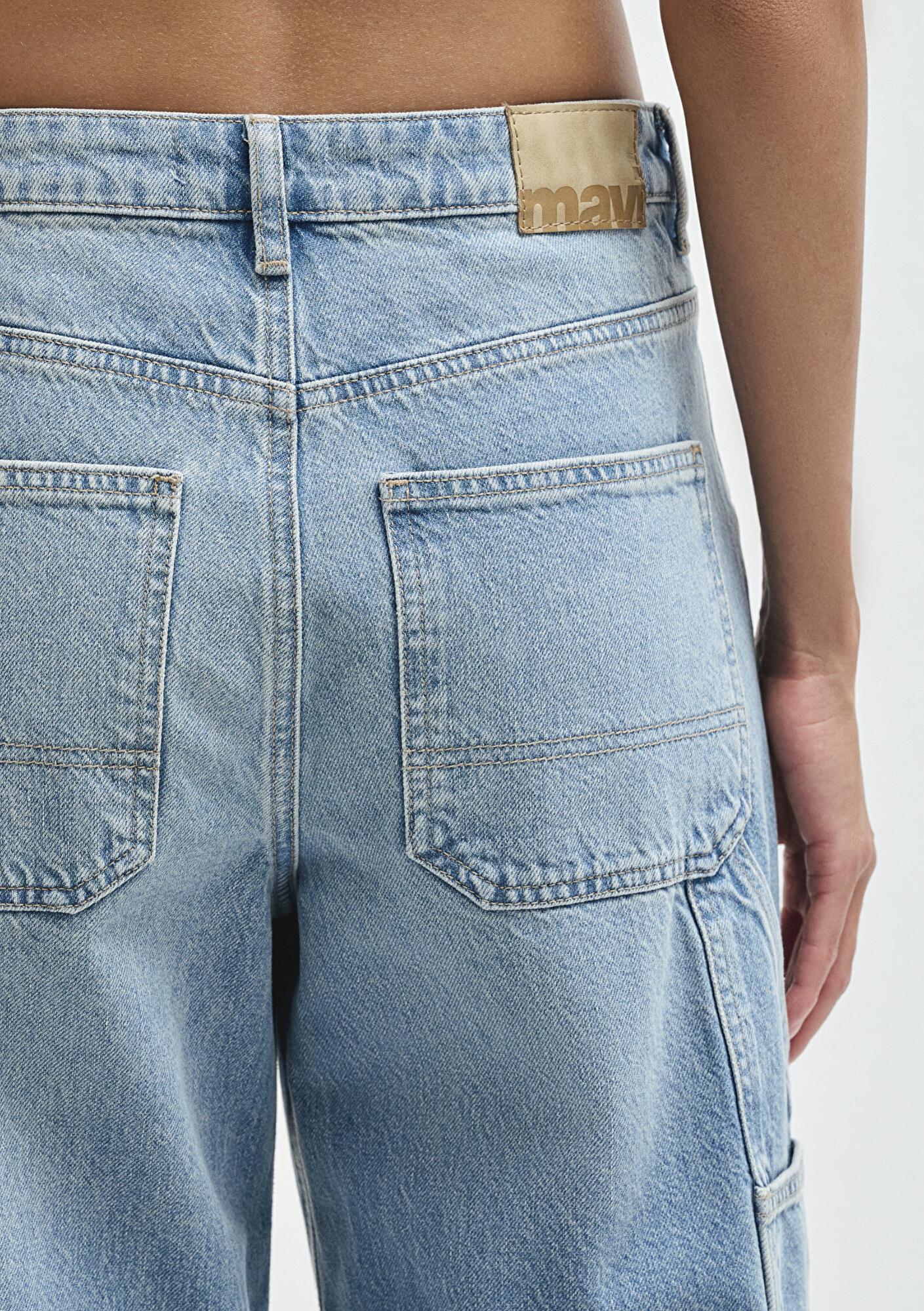 Mavi Kimberly 90lar Gölgeli Açık Mavi Jean Pantolon 1010626-90566