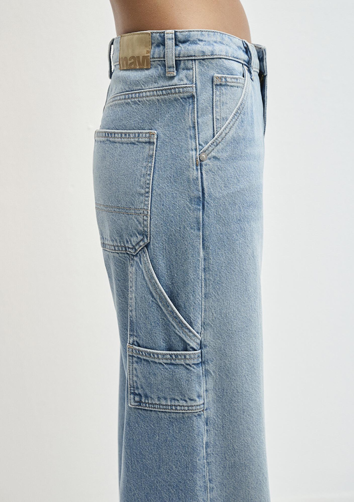 Mavi Kimberly 90lar Gölgeli Açık Mavi Jean Pantolon 1010626-90566