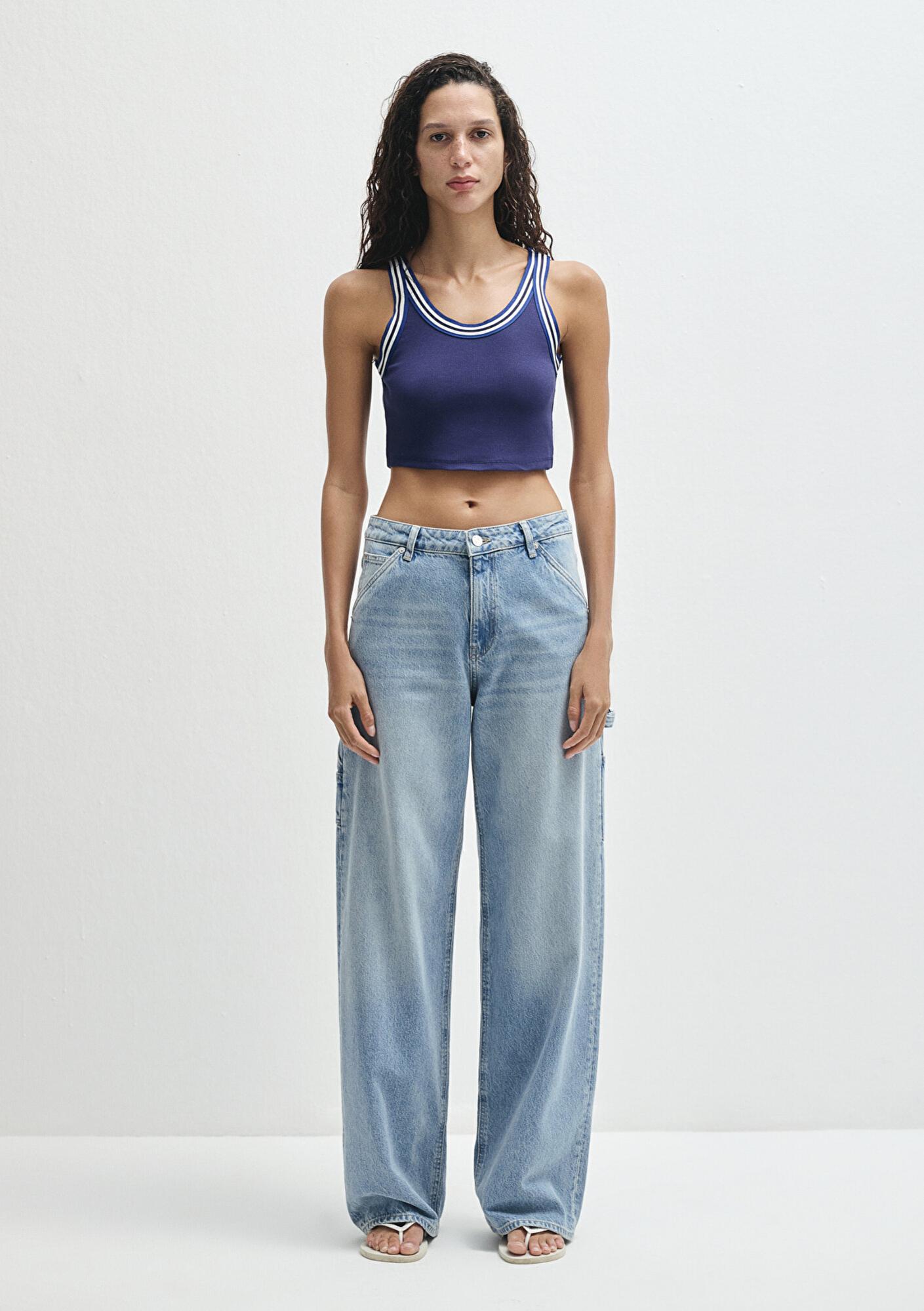 Mavi Kimberly 90lar Gölgeli Açık Mavi Jean Pantolon 1010626-90566