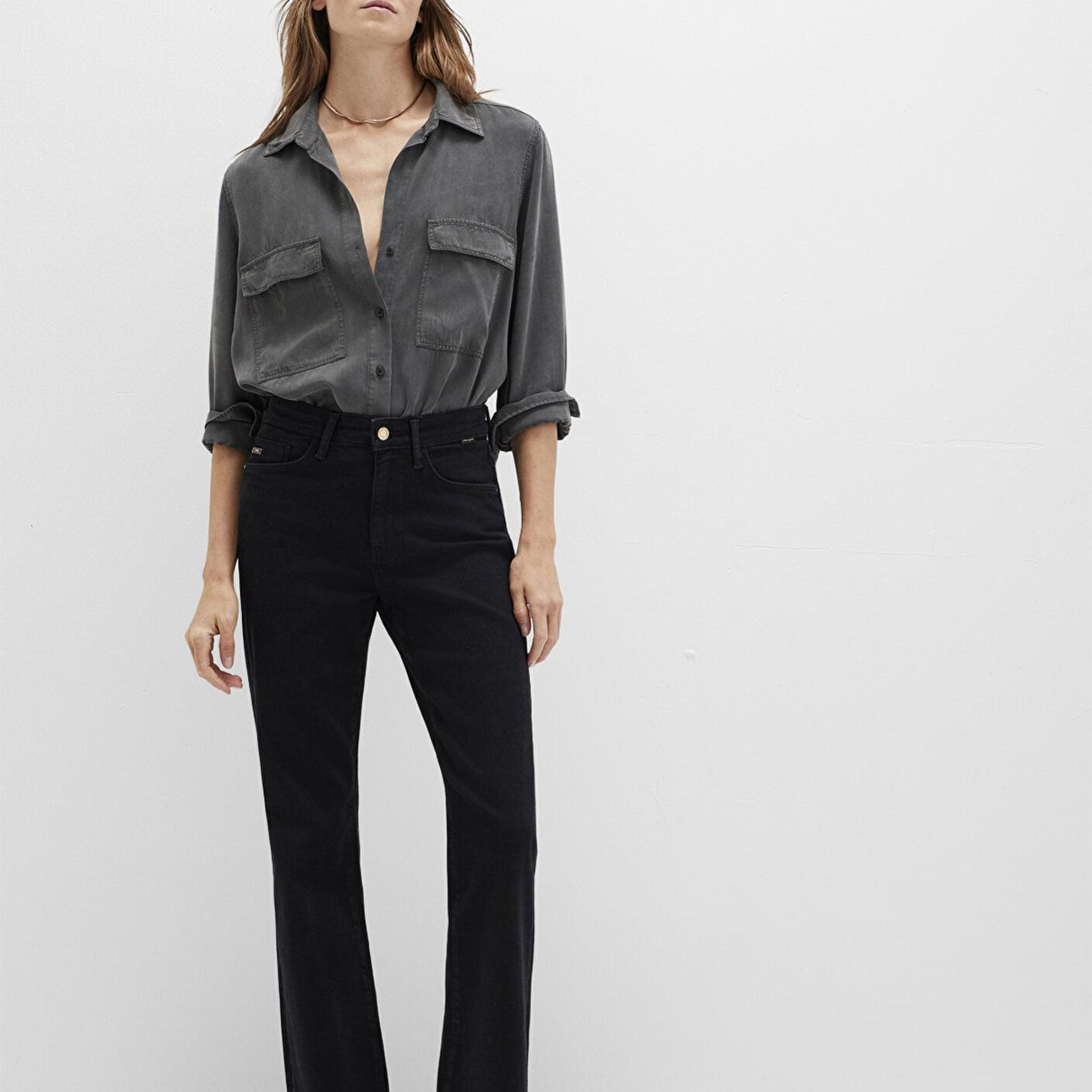 Mavi Bliss Gold Premium Gri Smoke Jean Pantolon 101437-90855