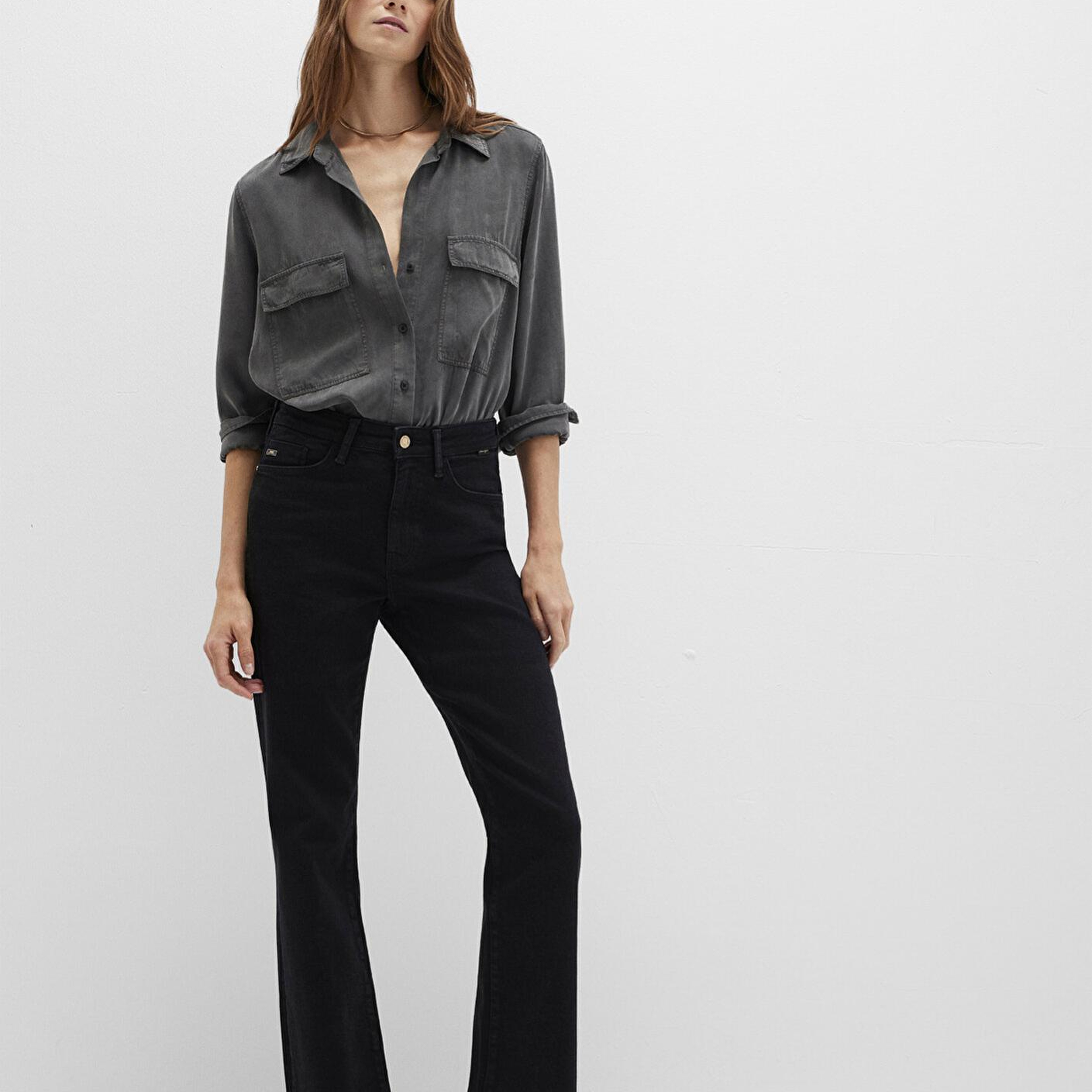 Mavi Bliss Gold Premium Gri Smoke Jean Pantolon 101437-90855