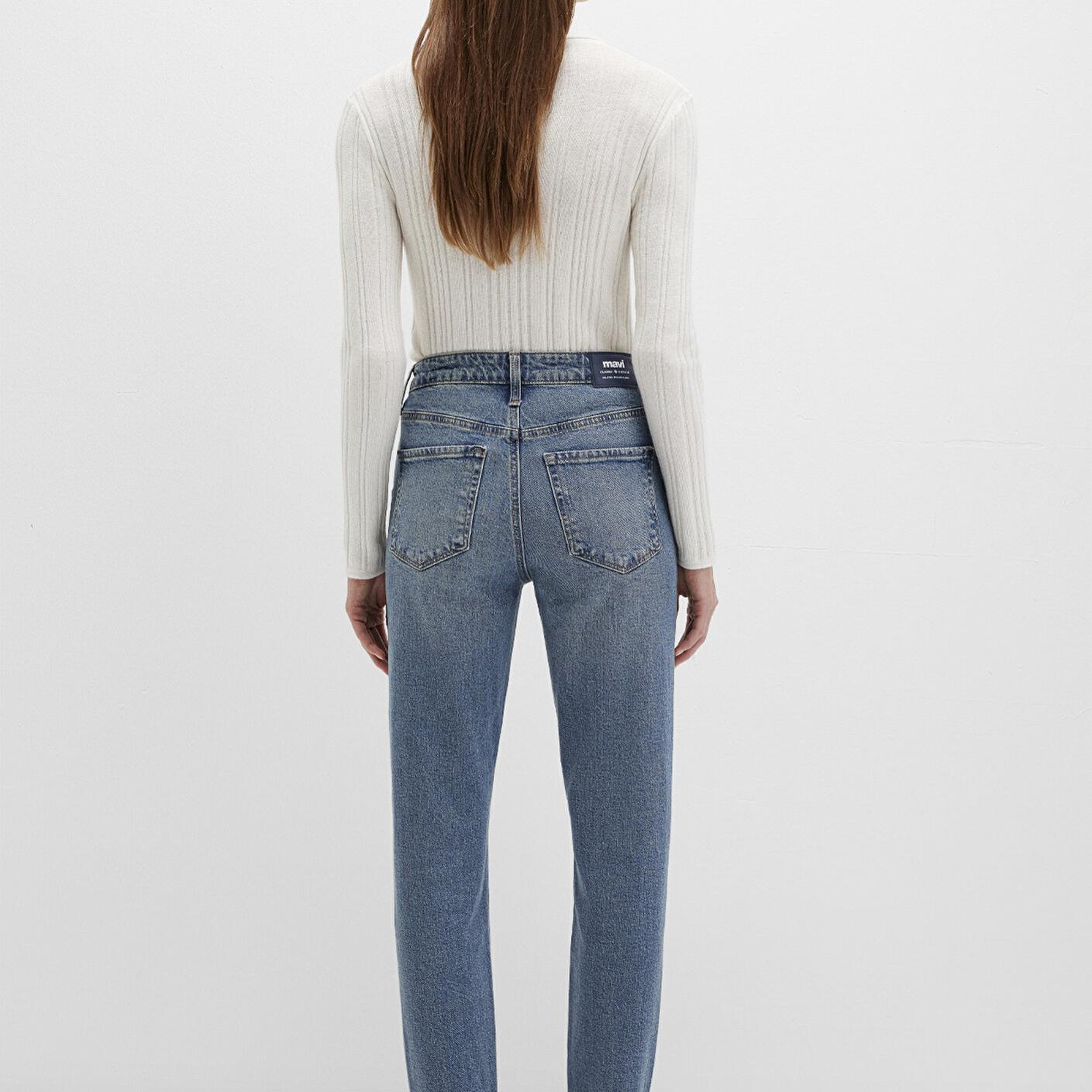 Mavi Cindy Classic Denim Gölgeli Indigo Mavisi Jean Pantolon 100277-90498