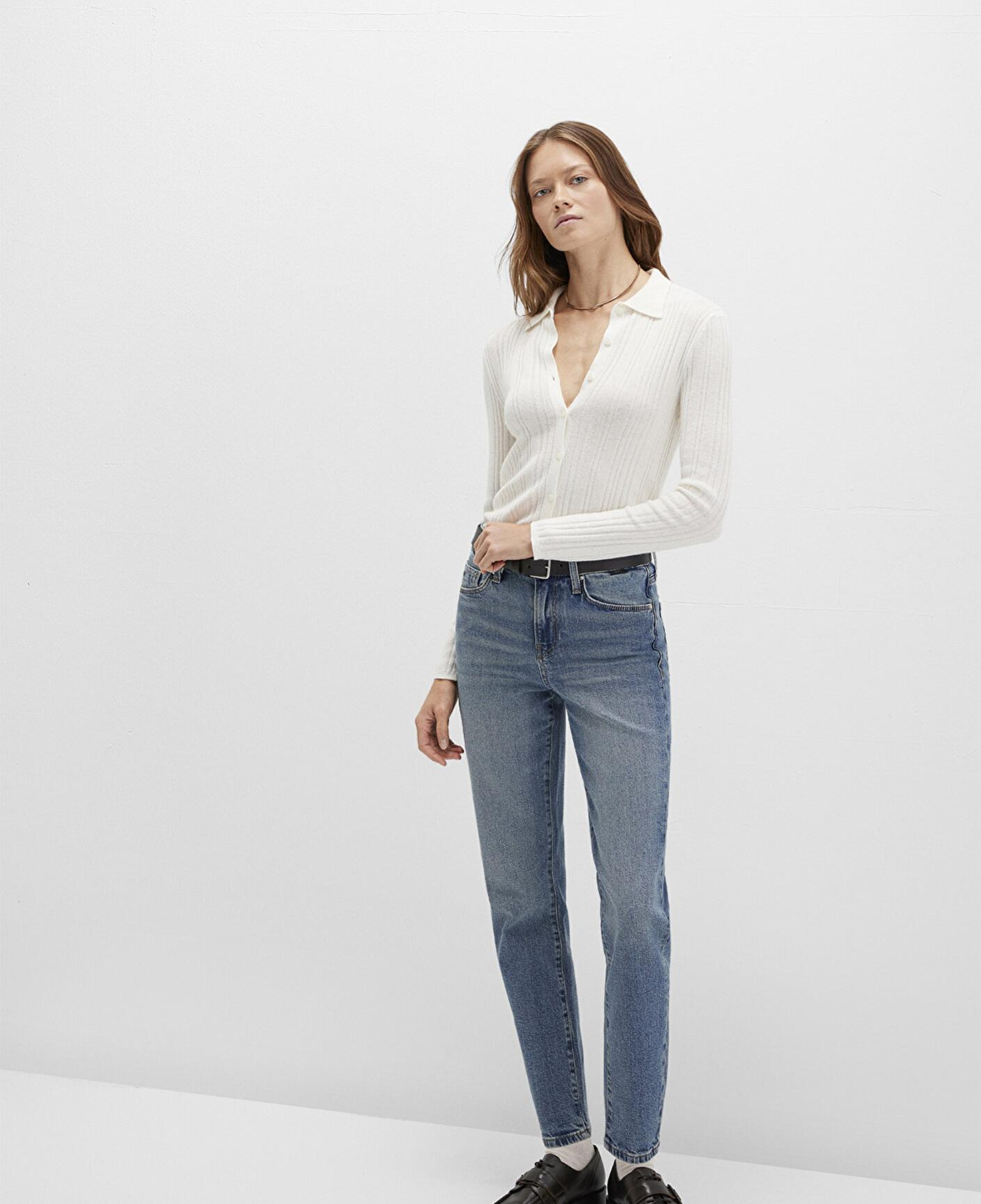 Mavi Cindy Classic Denim Gölgeli Indigo Mavisi Jean Pantolon 100277-90498