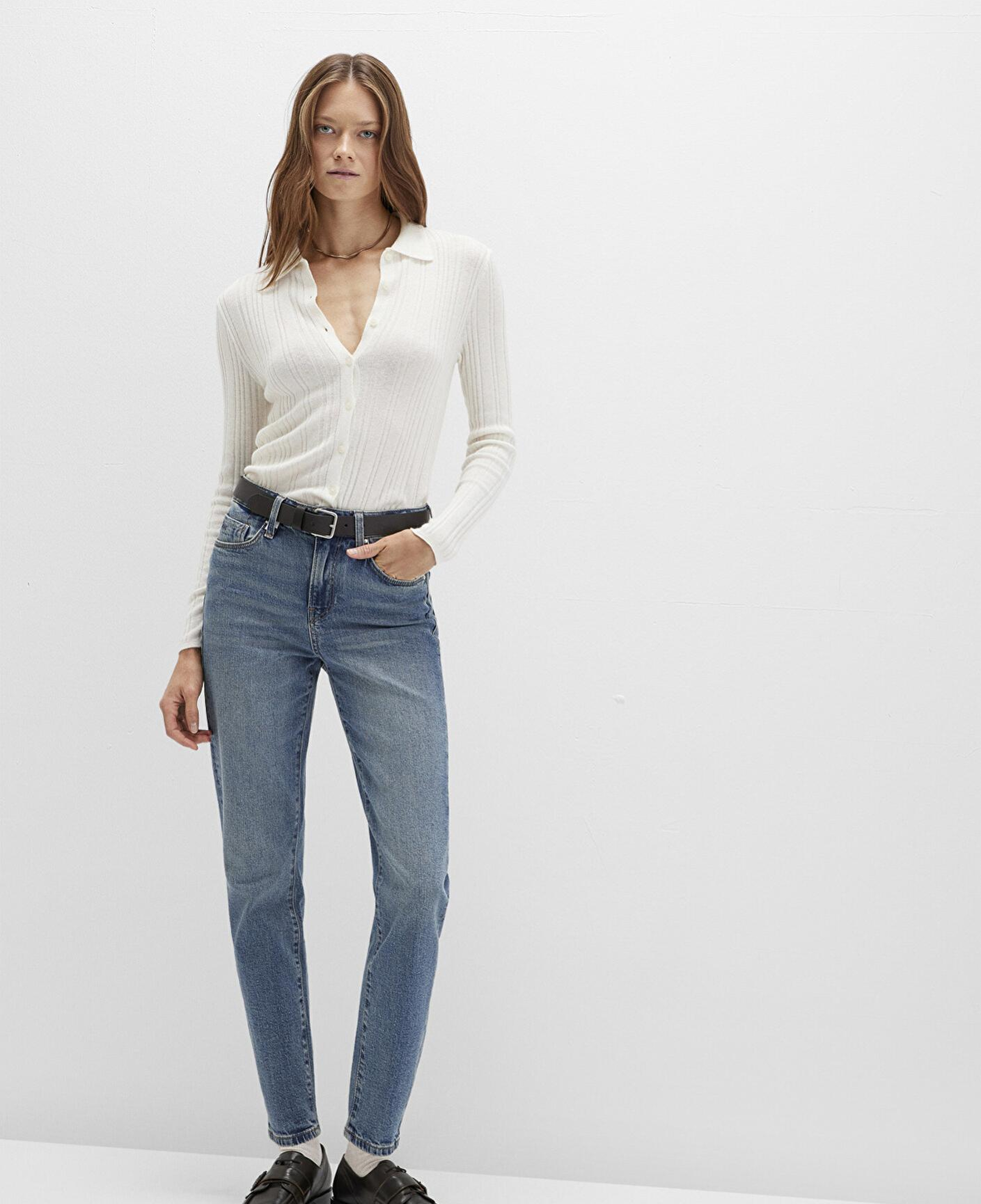 Mavi Cindy Classic Denim Gölgeli Indigo Mavisi Jean Pantolon 100277-90498