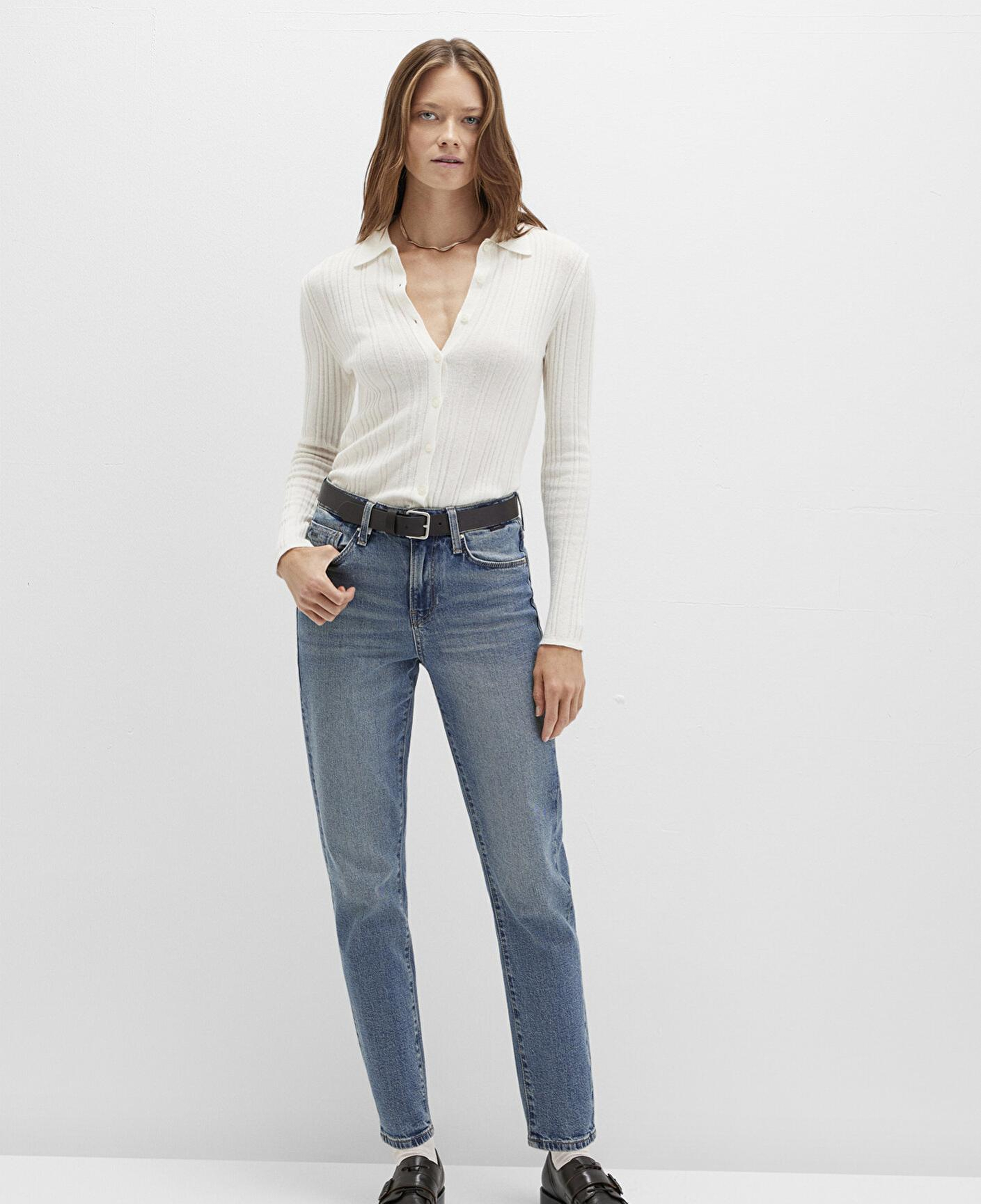 Mavi Cindy Classic Denim Gölgeli Indigo Mavisi Jean Pantolon 100277-90498