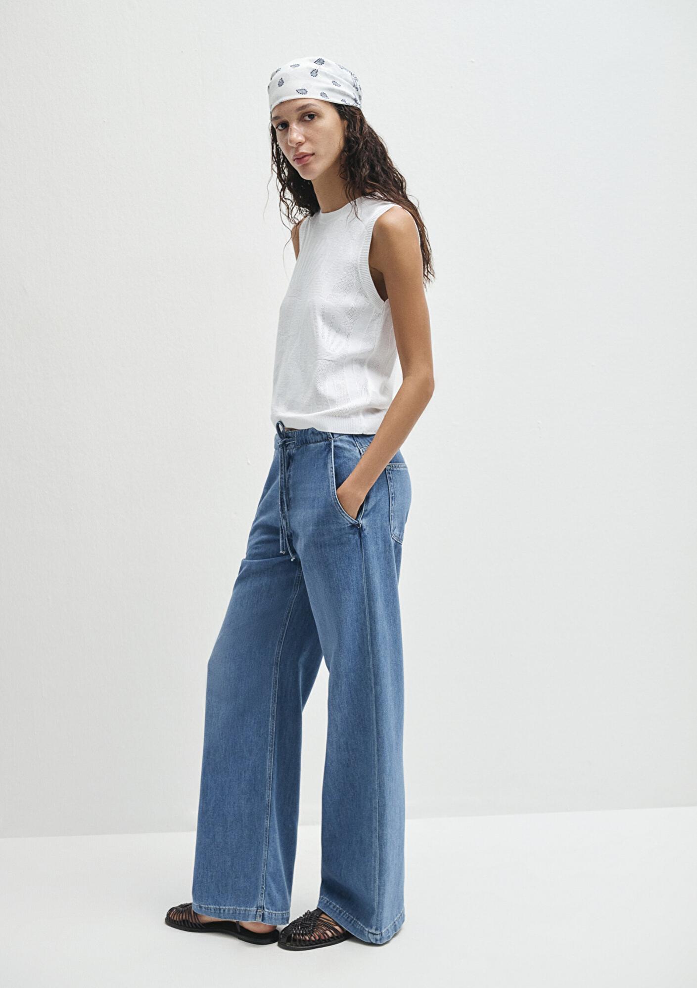 Mavi Liny Akdeniz Açık Mavi Jean Pantolon 1012638-90364