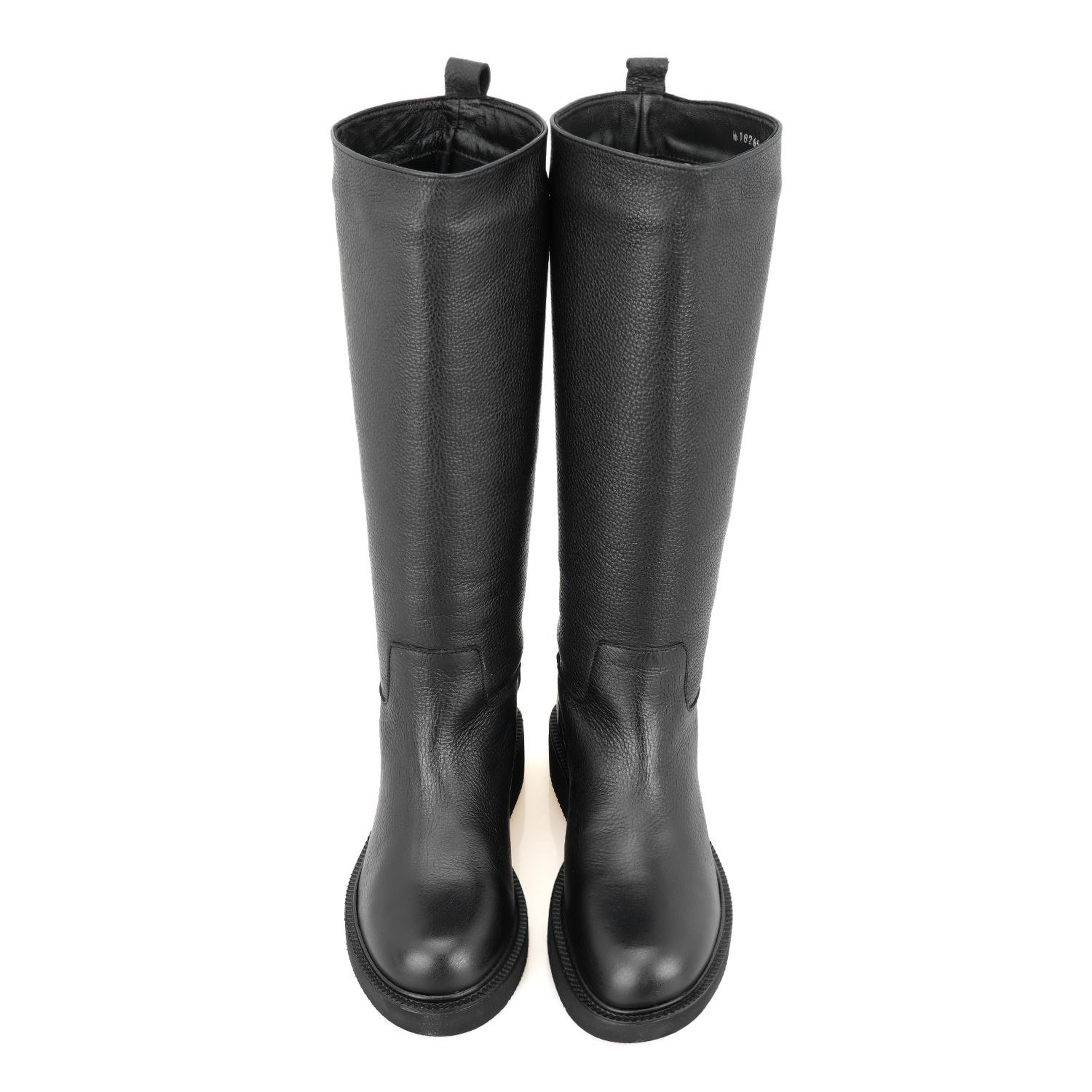 Kadın Siyah Deri Çizme