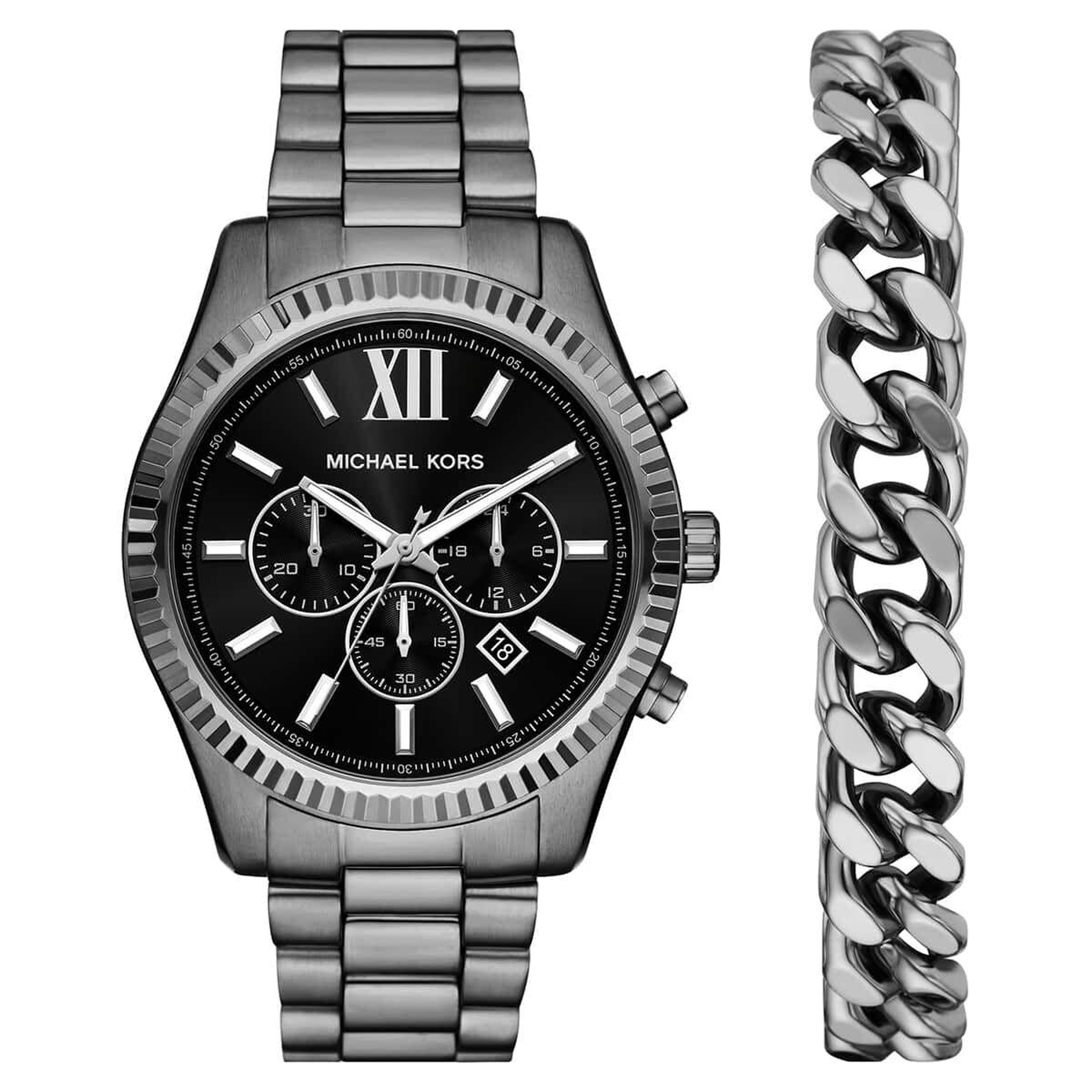 Michael Kors MK9217SET Erkek Kol Saati ve Bileklik Seti