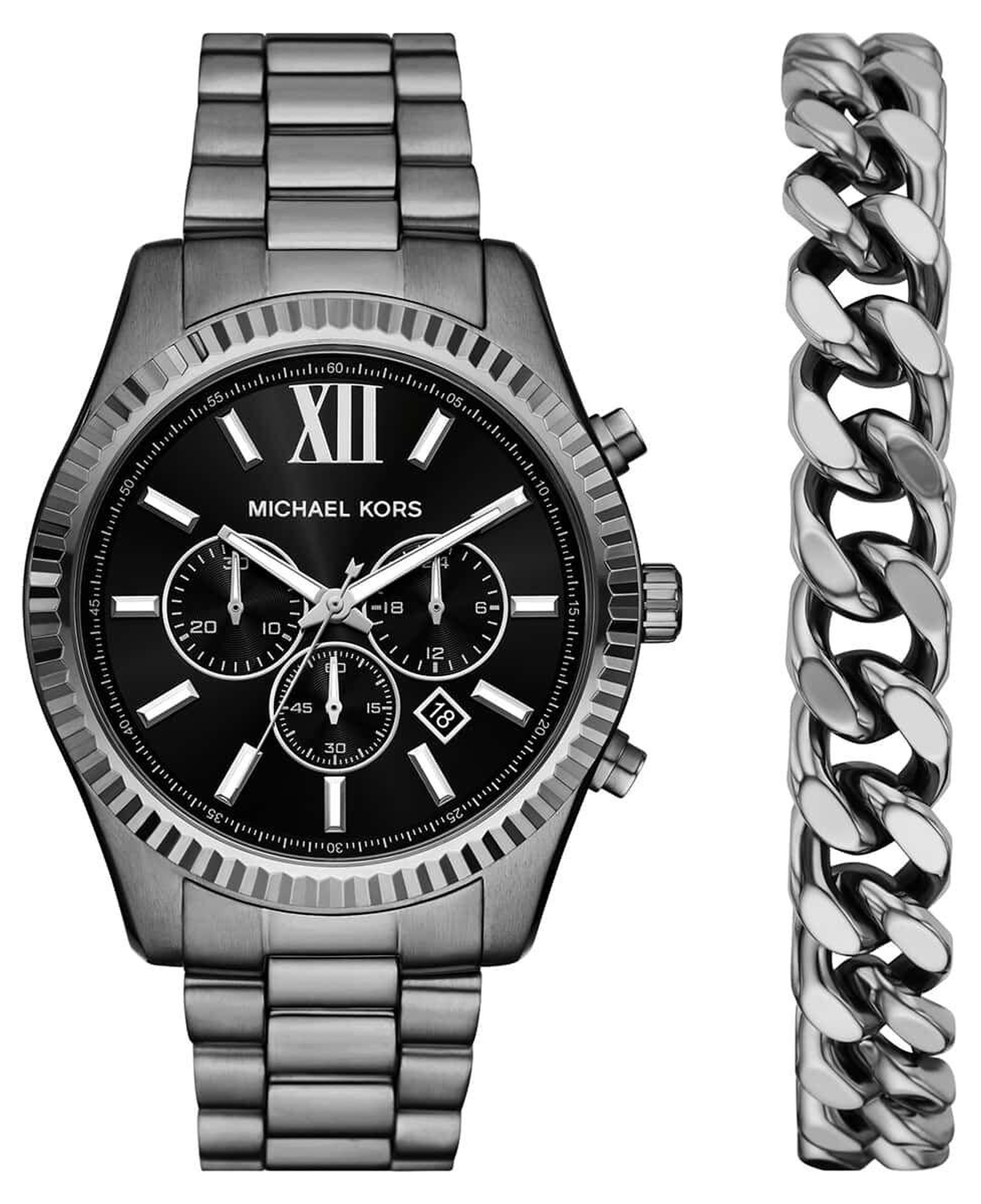 Michael Kors MK9217SET Erkek Kol Saati ve Bileklik Seti