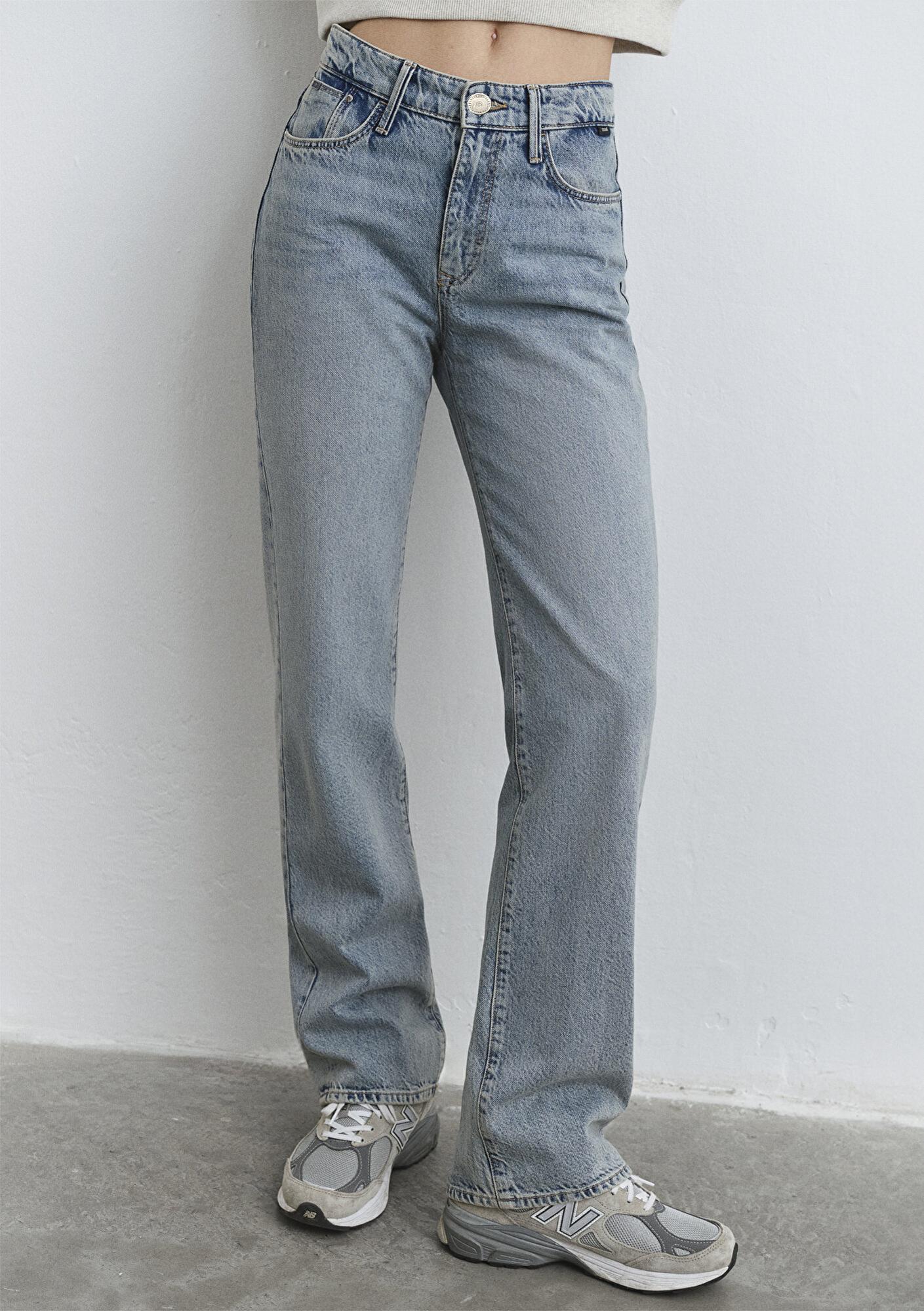 Mavi Jane Classic Denim Puslu Açık Mavi Jean Pantolon 1010917-89059