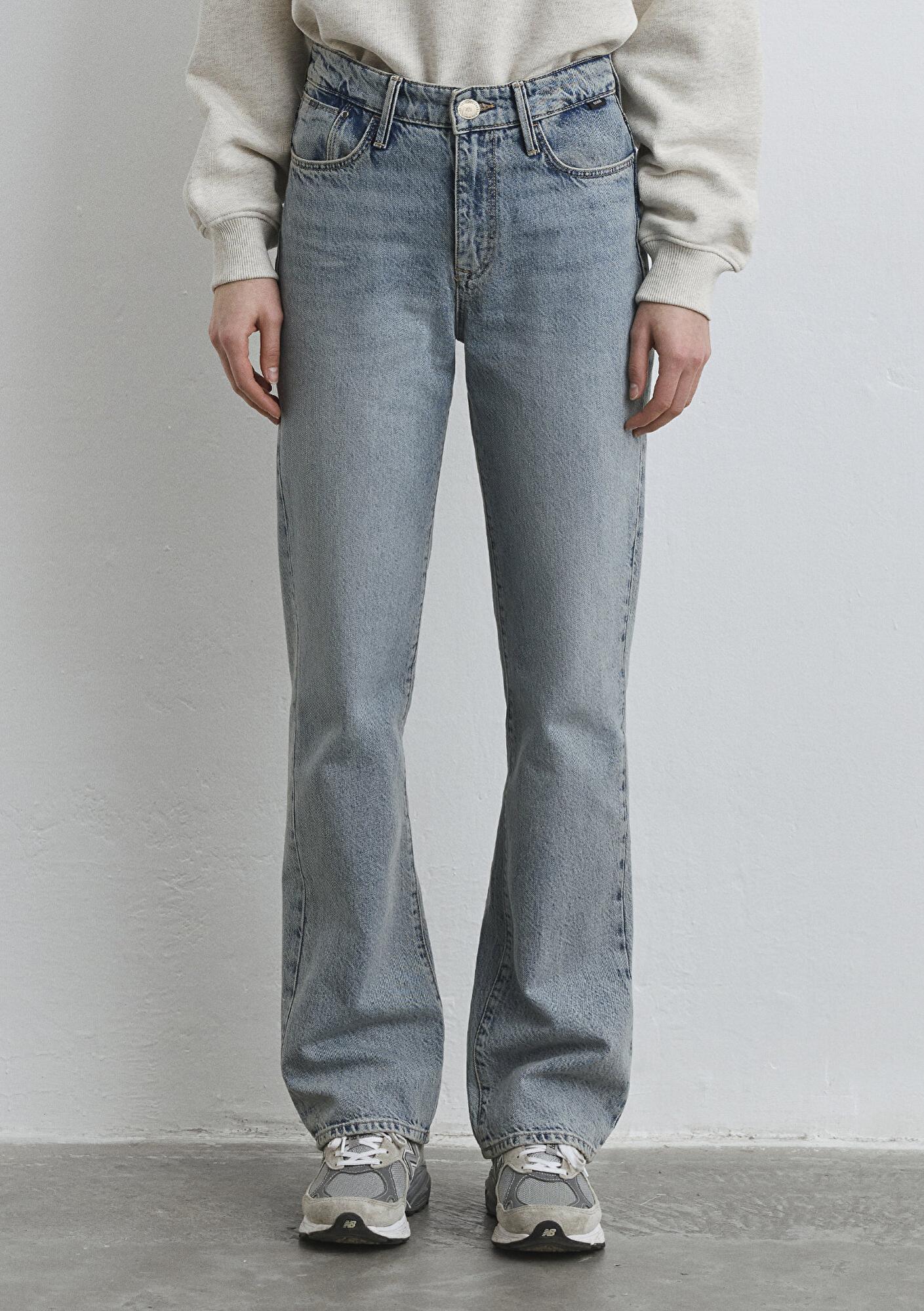 Mavi Jane Classic Denim Puslu Açık Mavi Jean Pantolon 1010917-89059