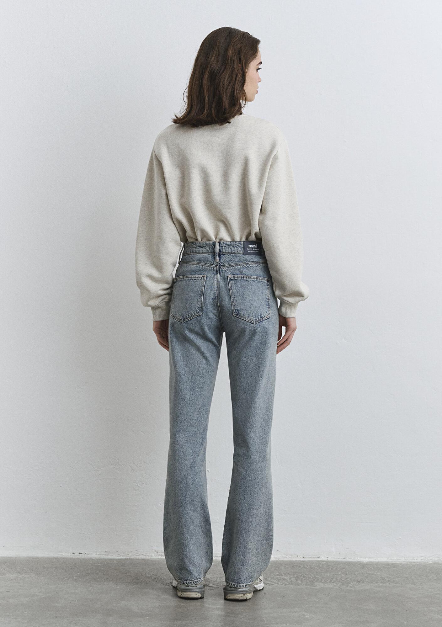 Mavi Jane Classic Denim Puslu Açık Mavi Jean Pantolon 1010917-89059