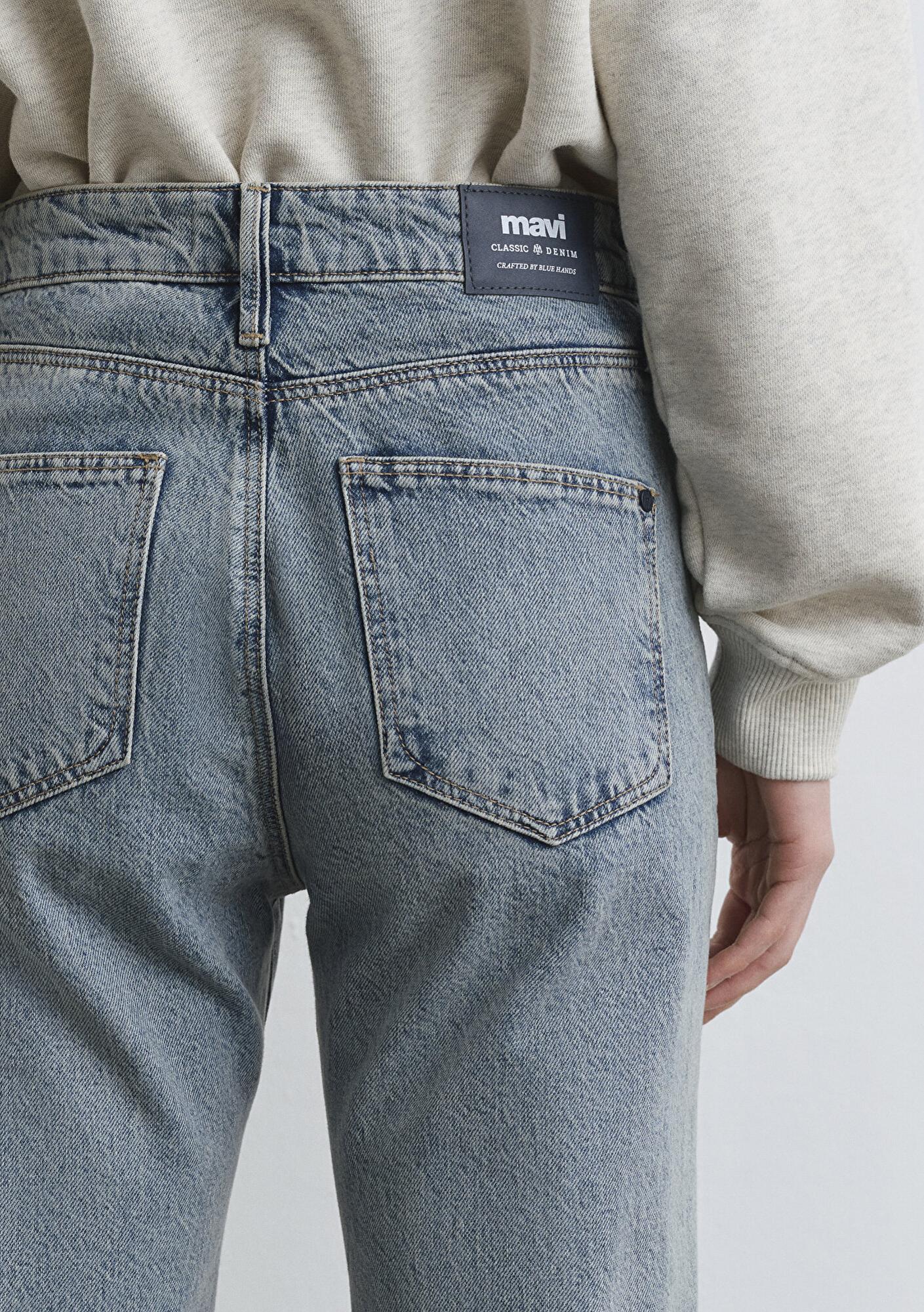 Mavi Jane Classic Denim Puslu Açık Mavi Jean Pantolon 1010917-89059