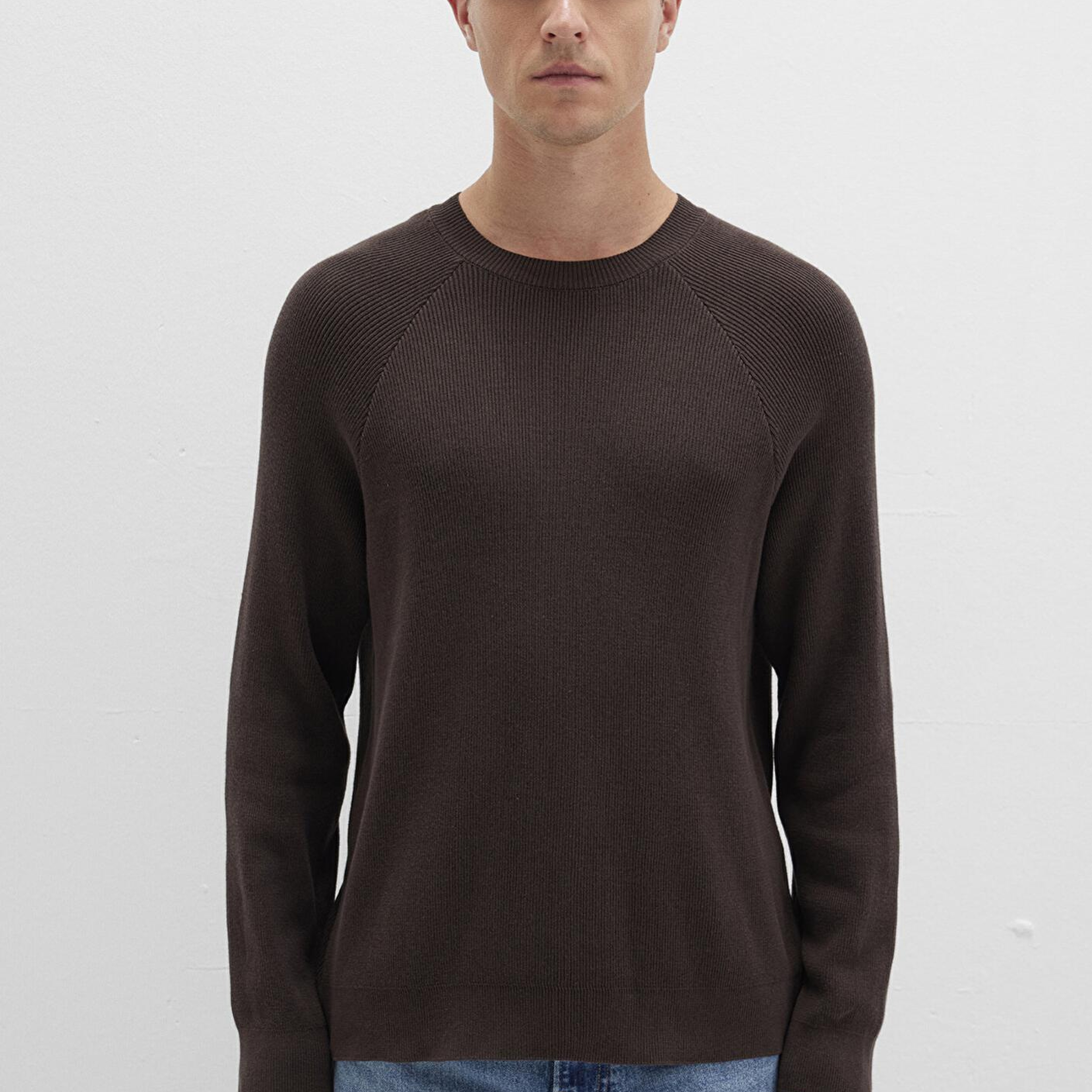 Mavi Bisiklet Yaka Kahverengi Kazak Regular Fit / Normal Kesim 0710307-70219