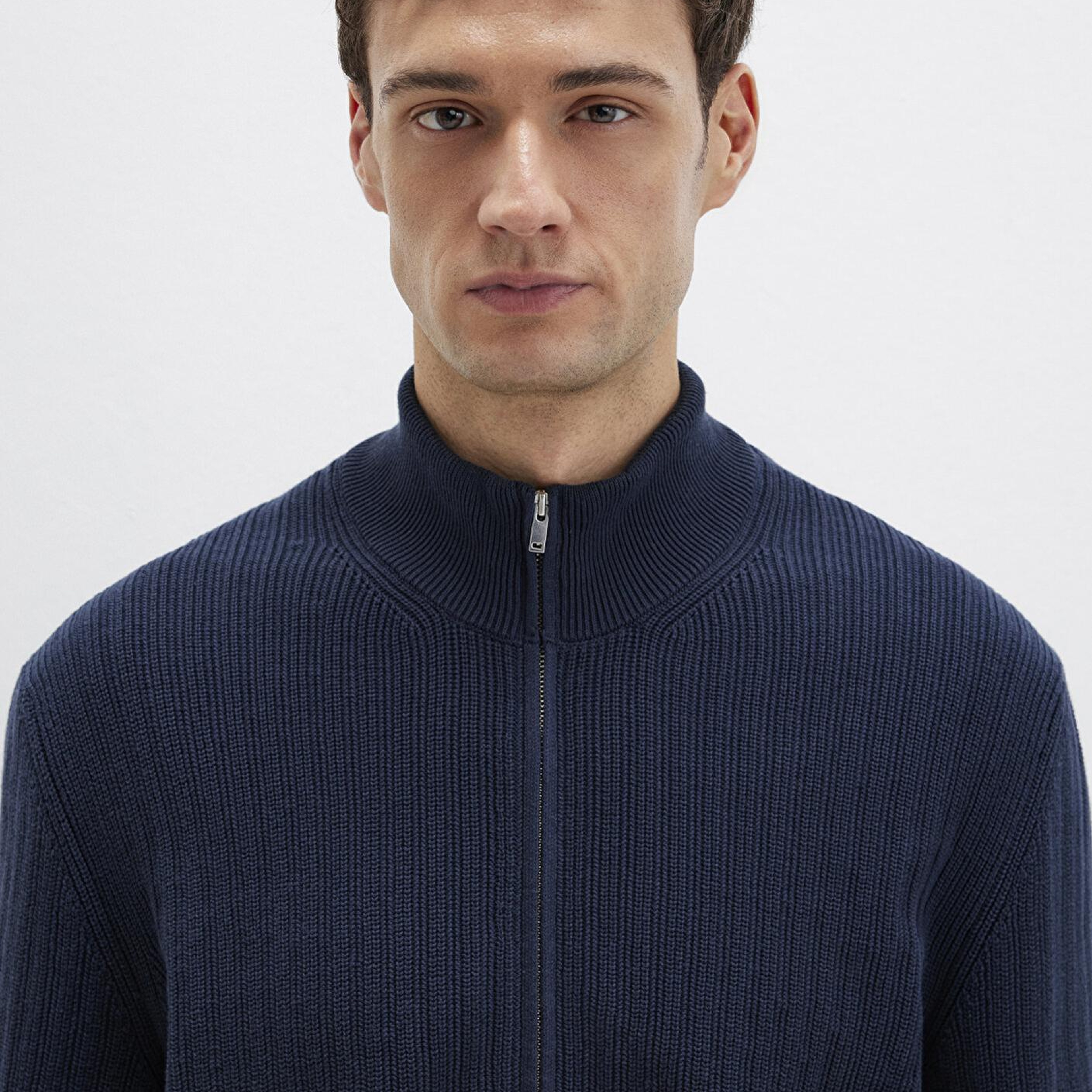 Mavi Mavi Black Fermuarlı Lacivert Hırka Regular Fit / Normal Kesim 0710326-70490