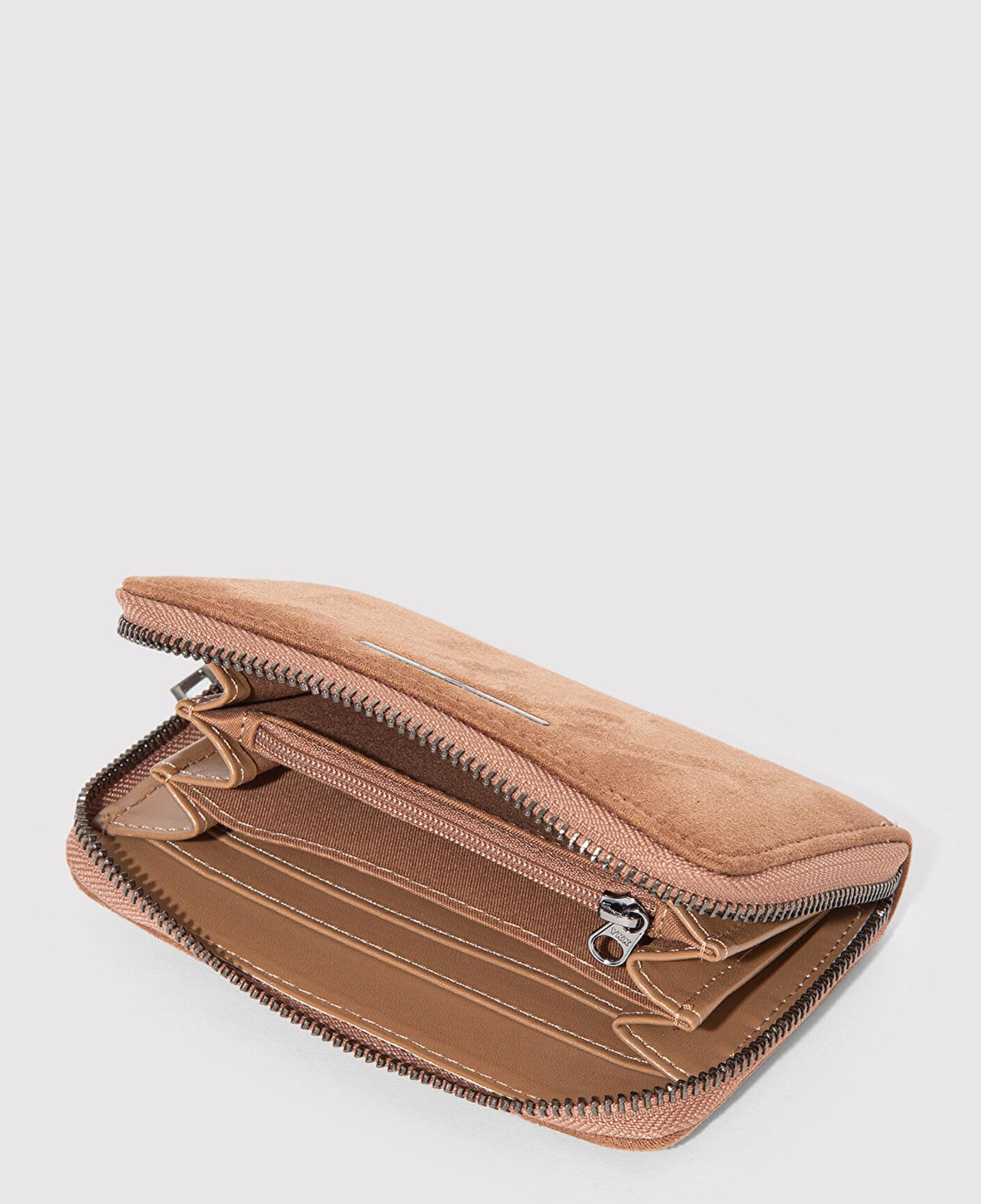 Mavi Suni Süet Kahverengi Cüzdan 1913333-70280