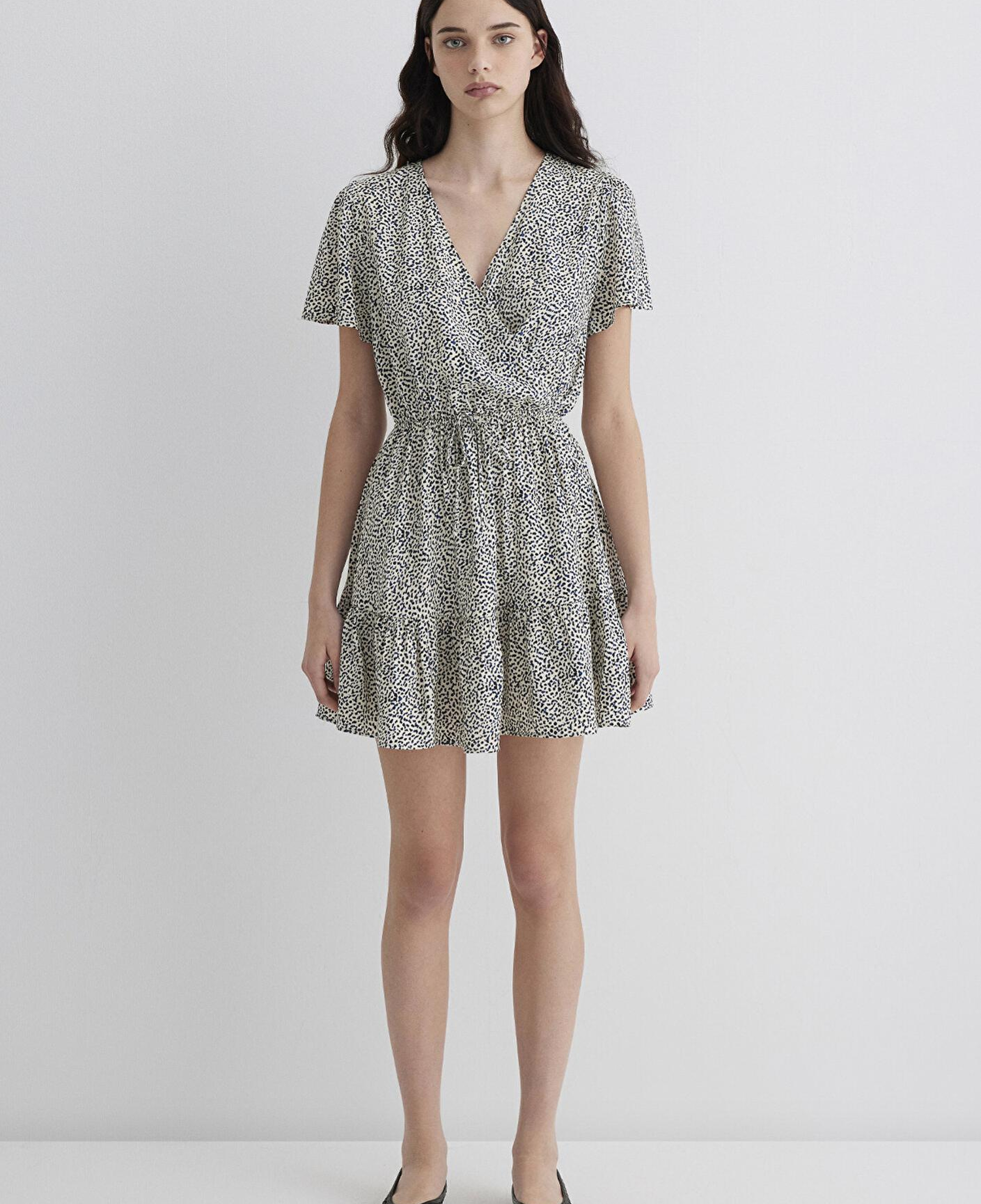 Mavi Siyah Elbise 1310678-90790