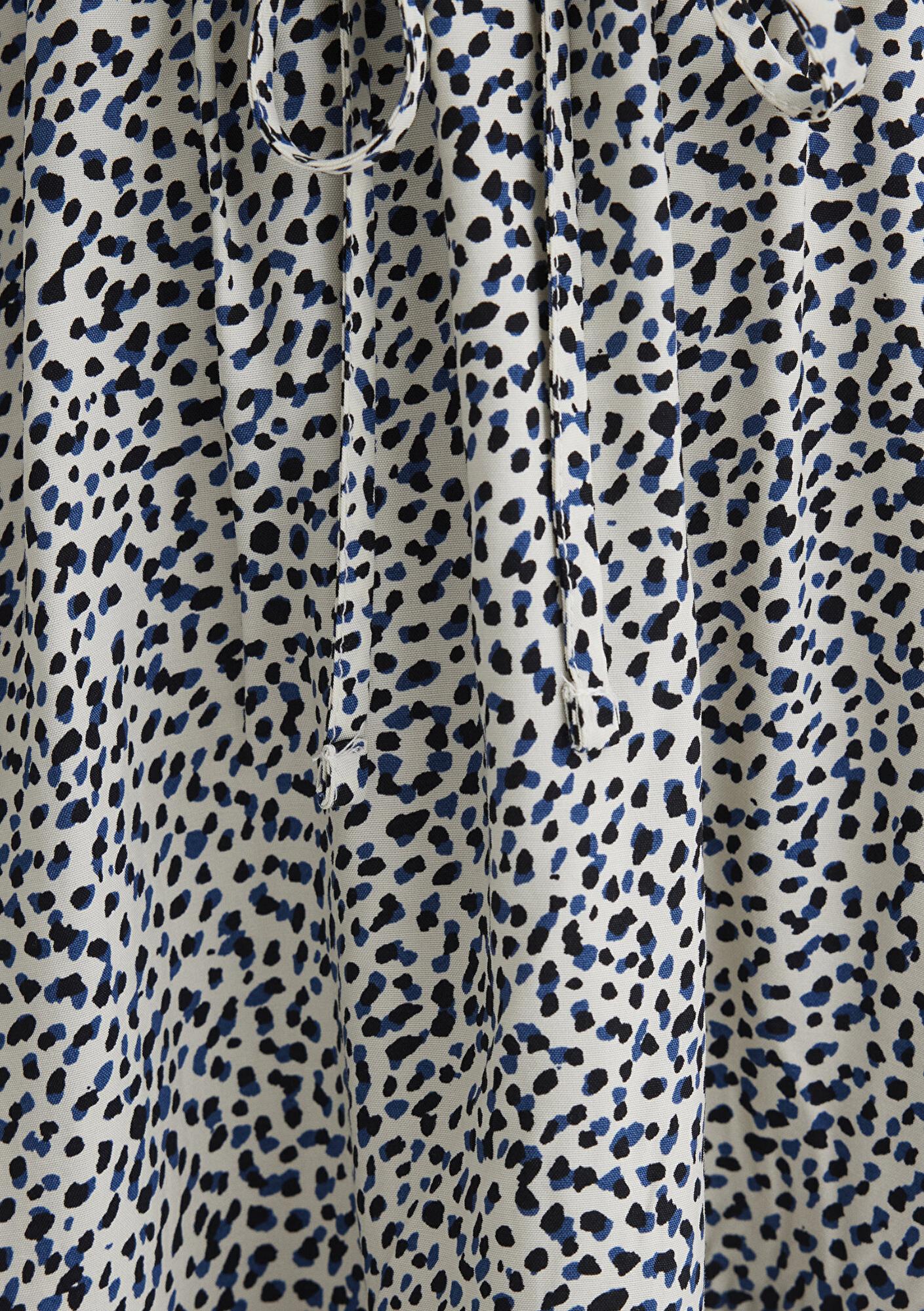 Mavi Siyah Elbise 1310678-90790