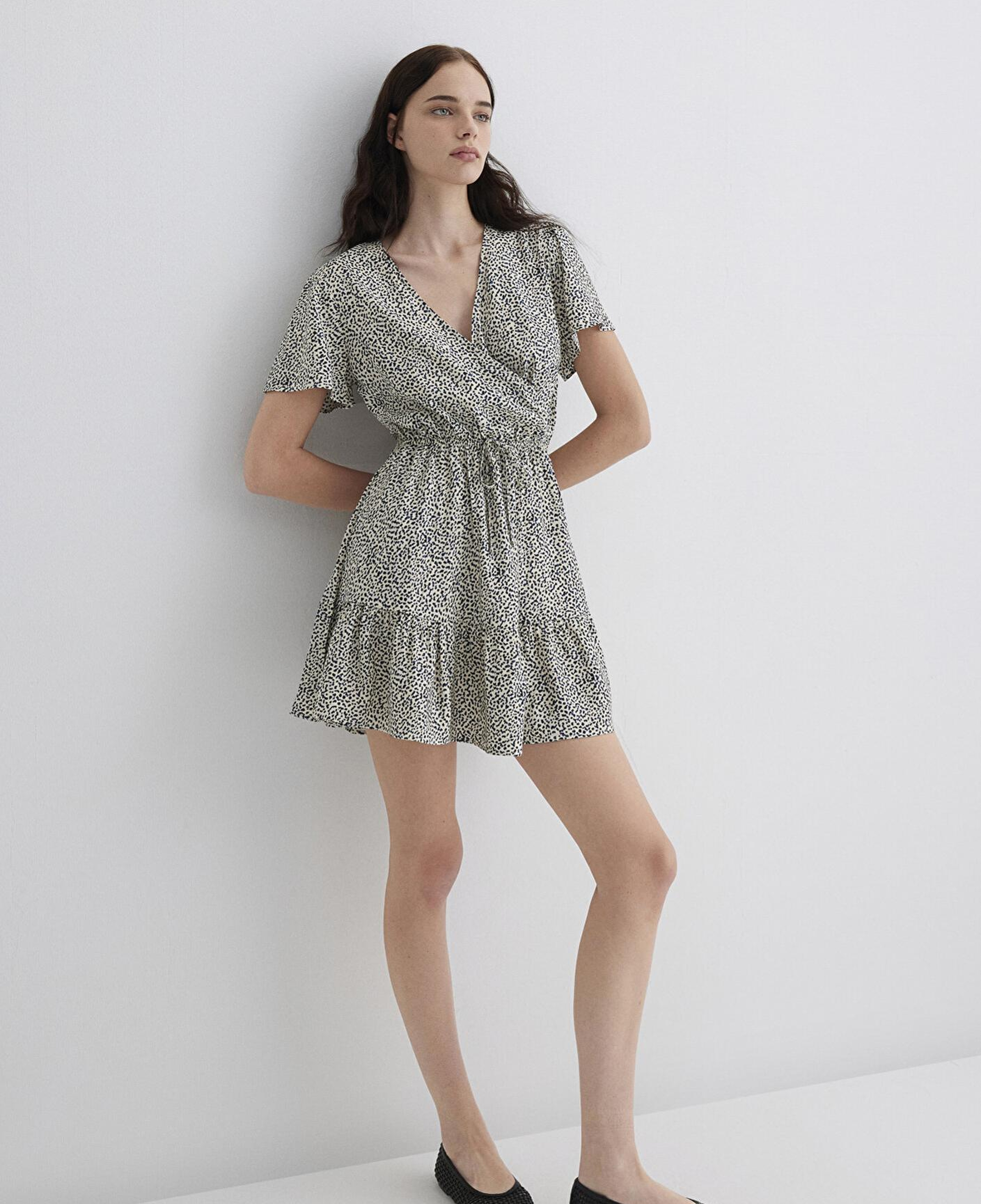 Mavi Siyah Elbise 1310678-90790