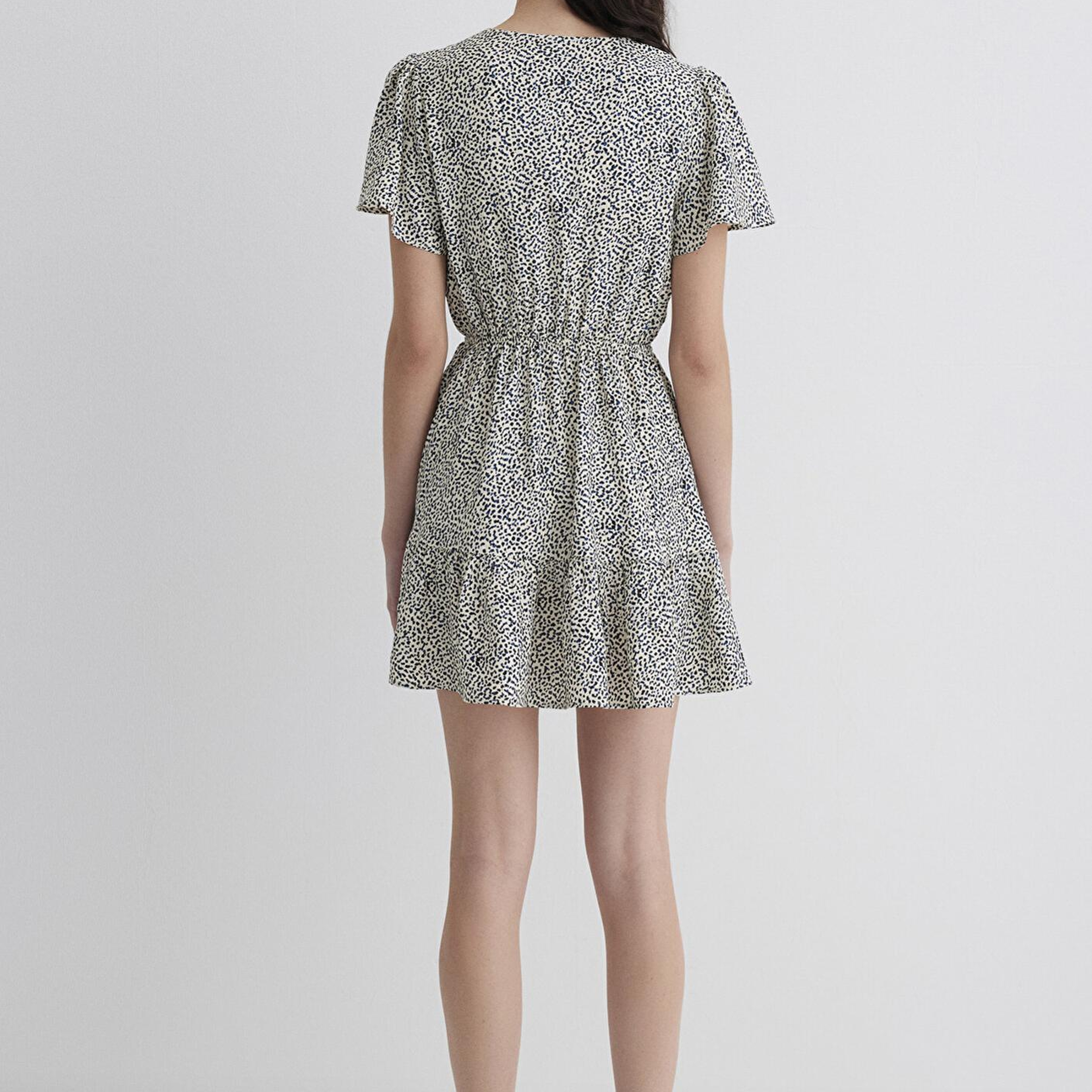 Mavi Siyah Elbise 1310678-90790