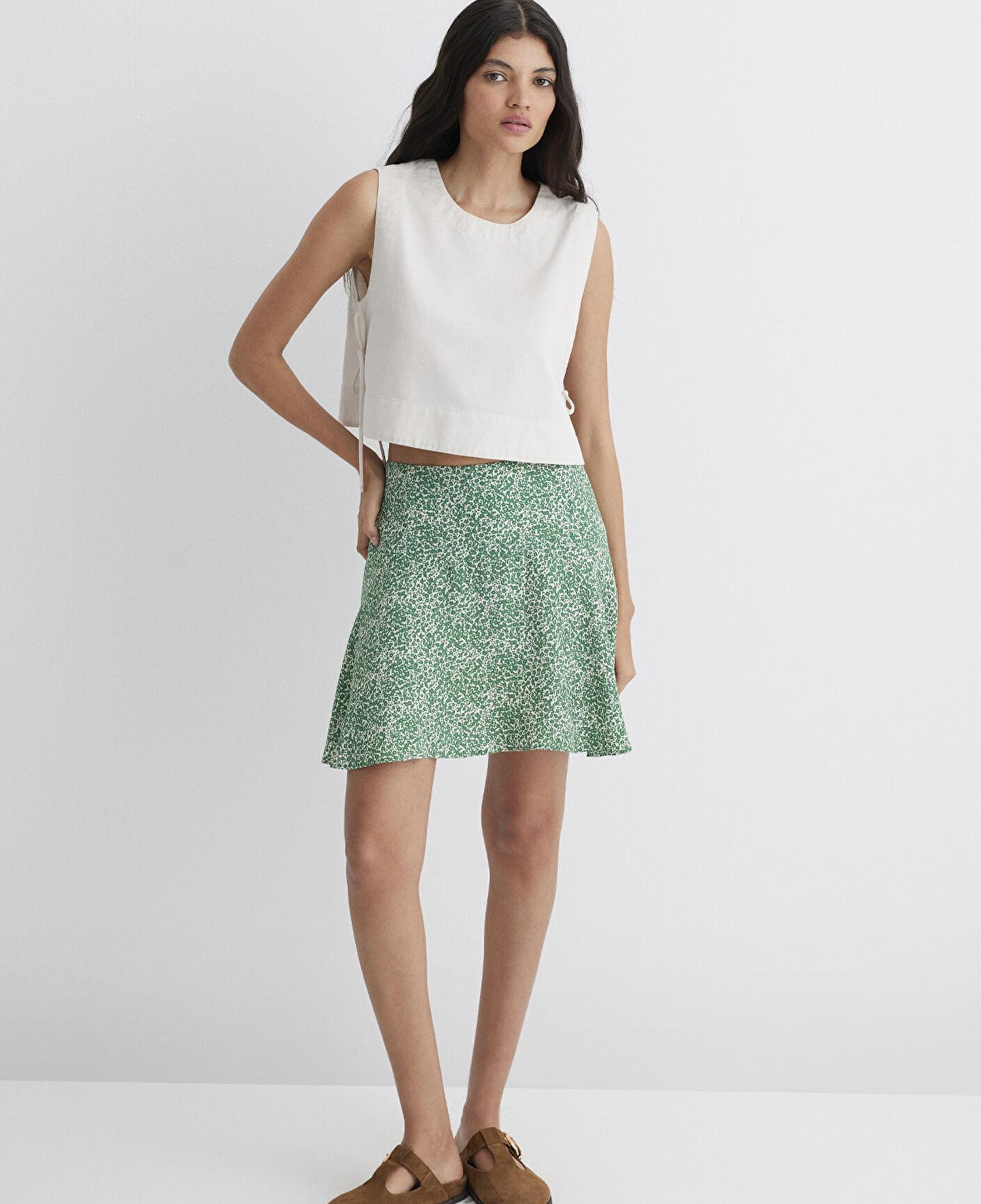 Mavi Yeşil Etek 1310441-90791