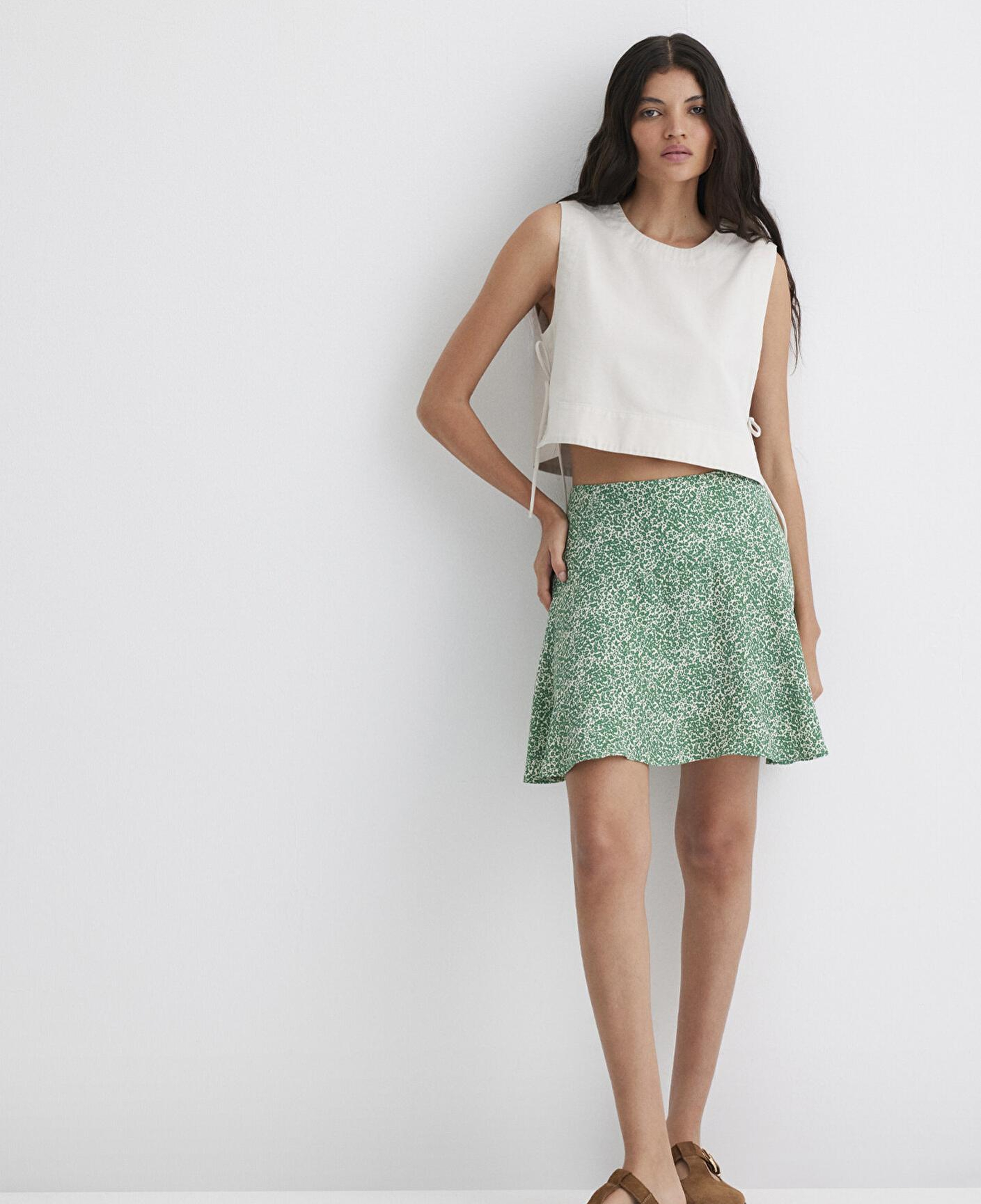 Mavi Yeşil Etek 1310441-90791