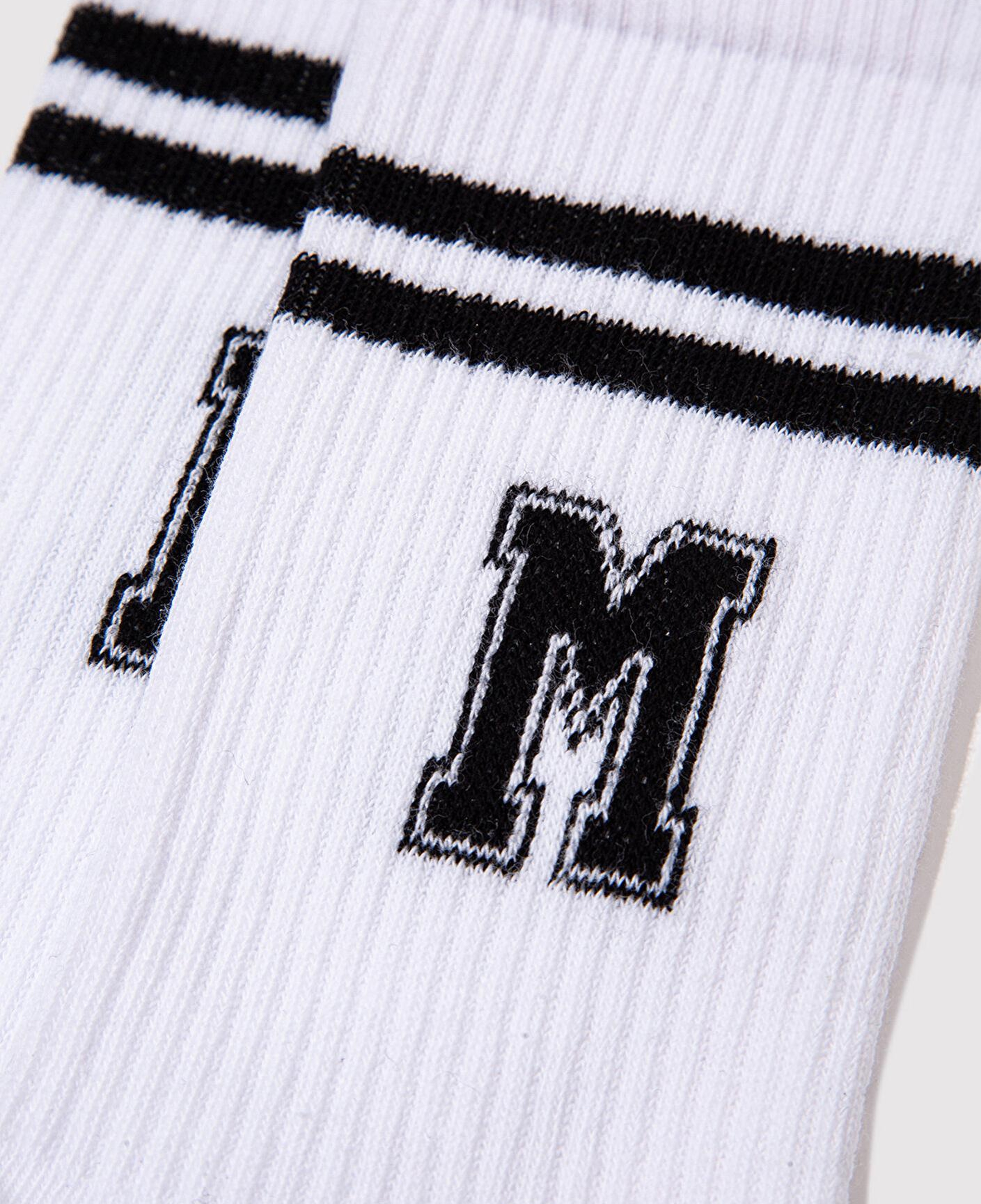 Mavi Mavi Logo Detaylı Beyaz Soket Çorap 0911108-20843