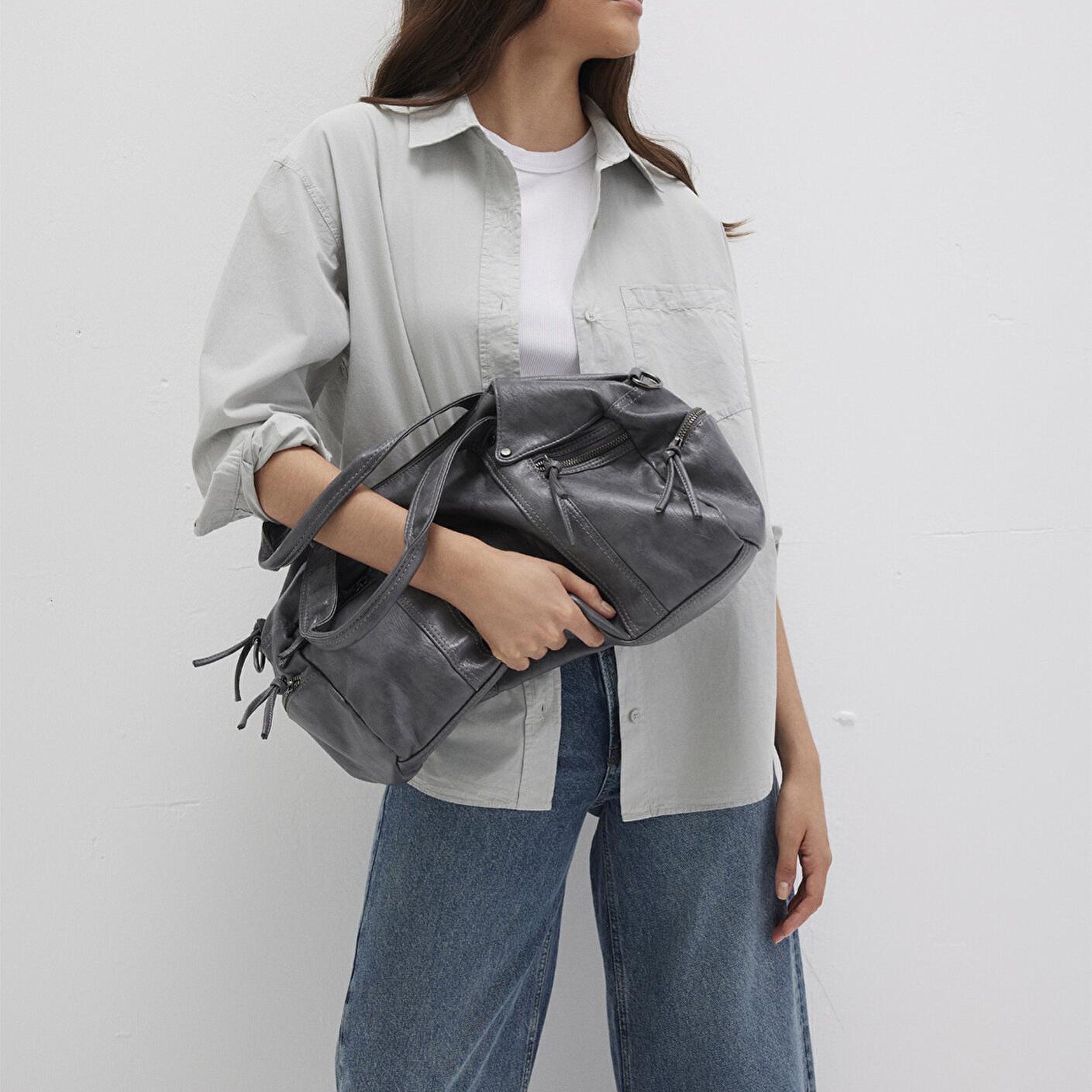 Mavi Gri Omuz Çantası 1912134-24674