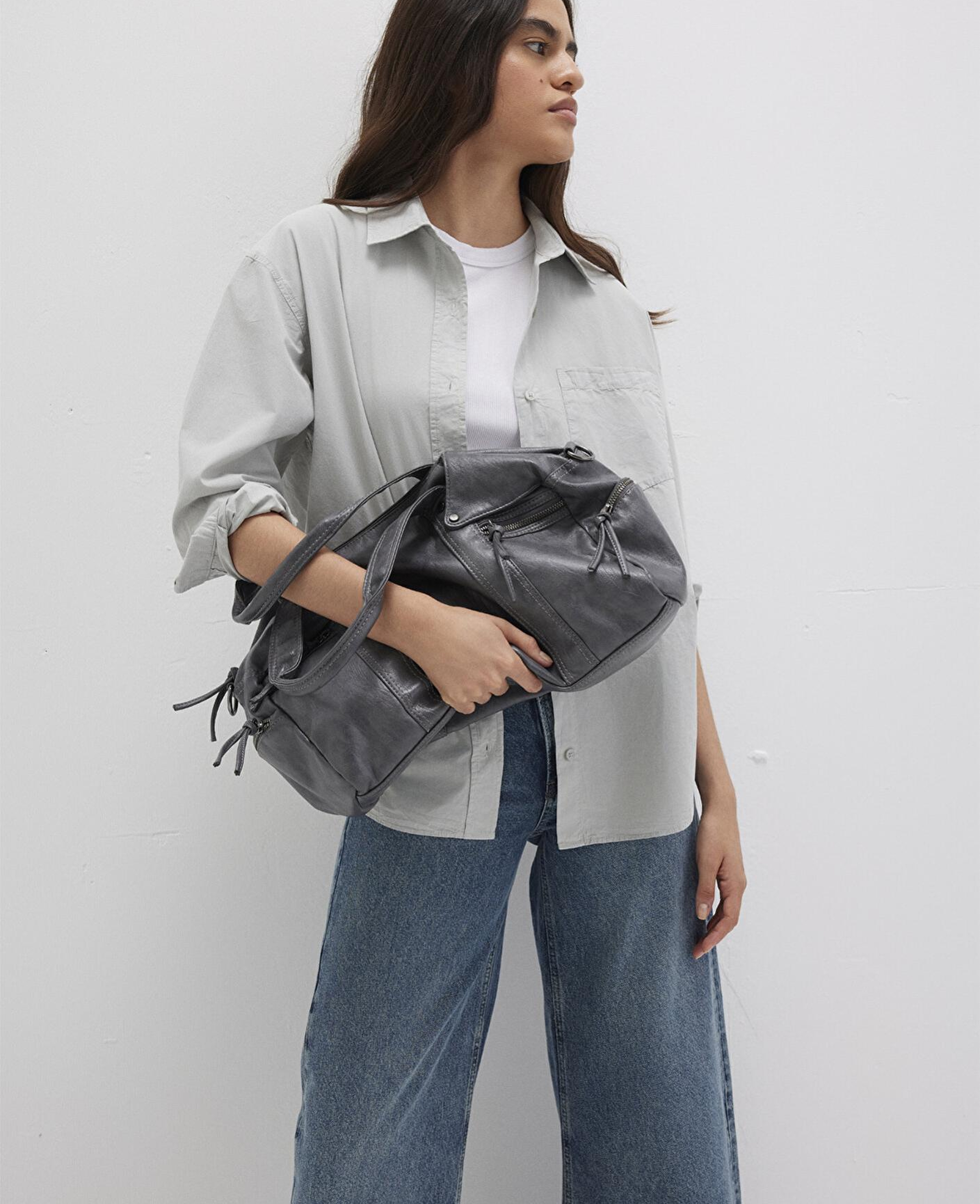 Mavi Gri Omuz Çantası 1912134-24674