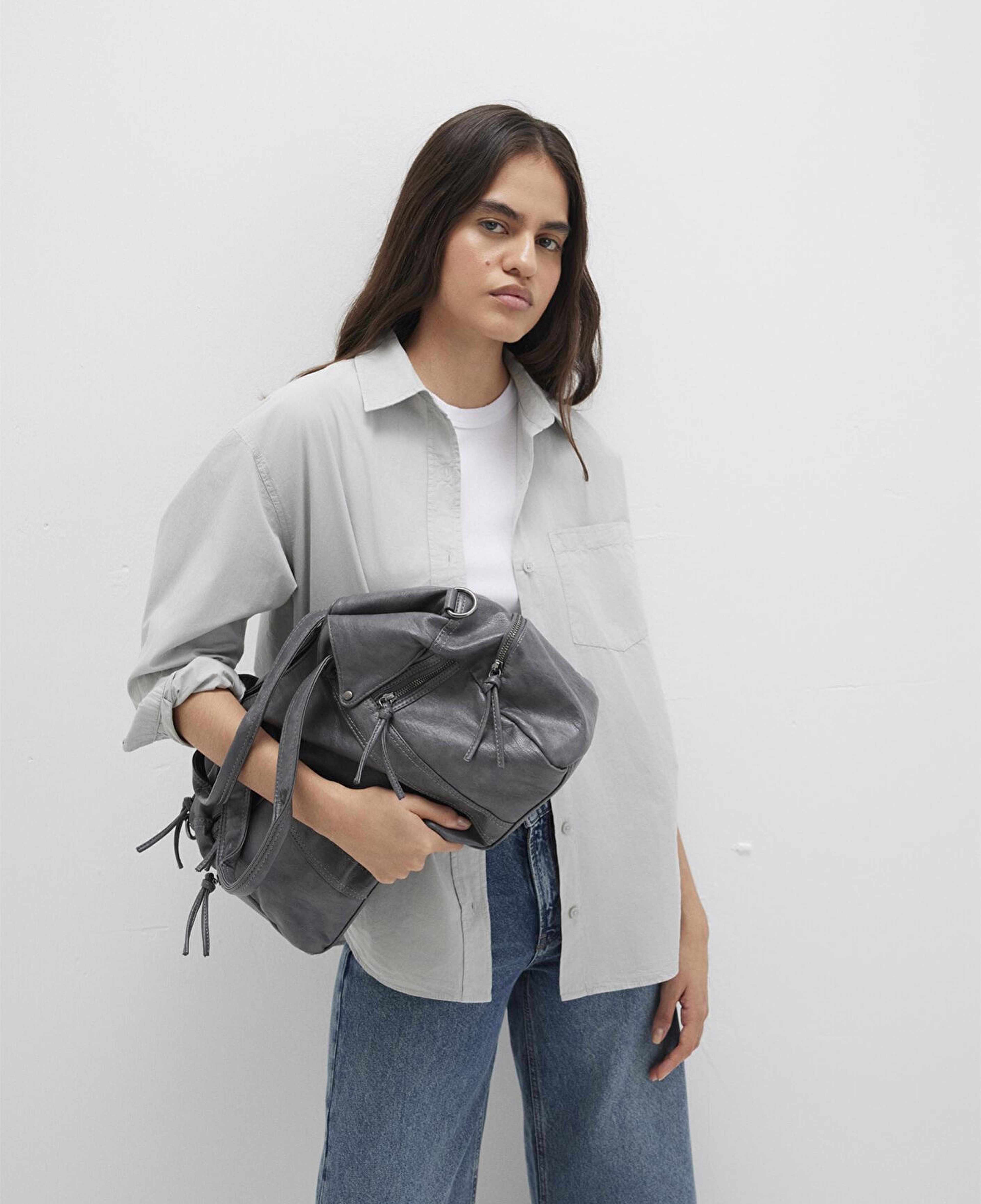 Mavi Gri Omuz Çantası 1912134-24674