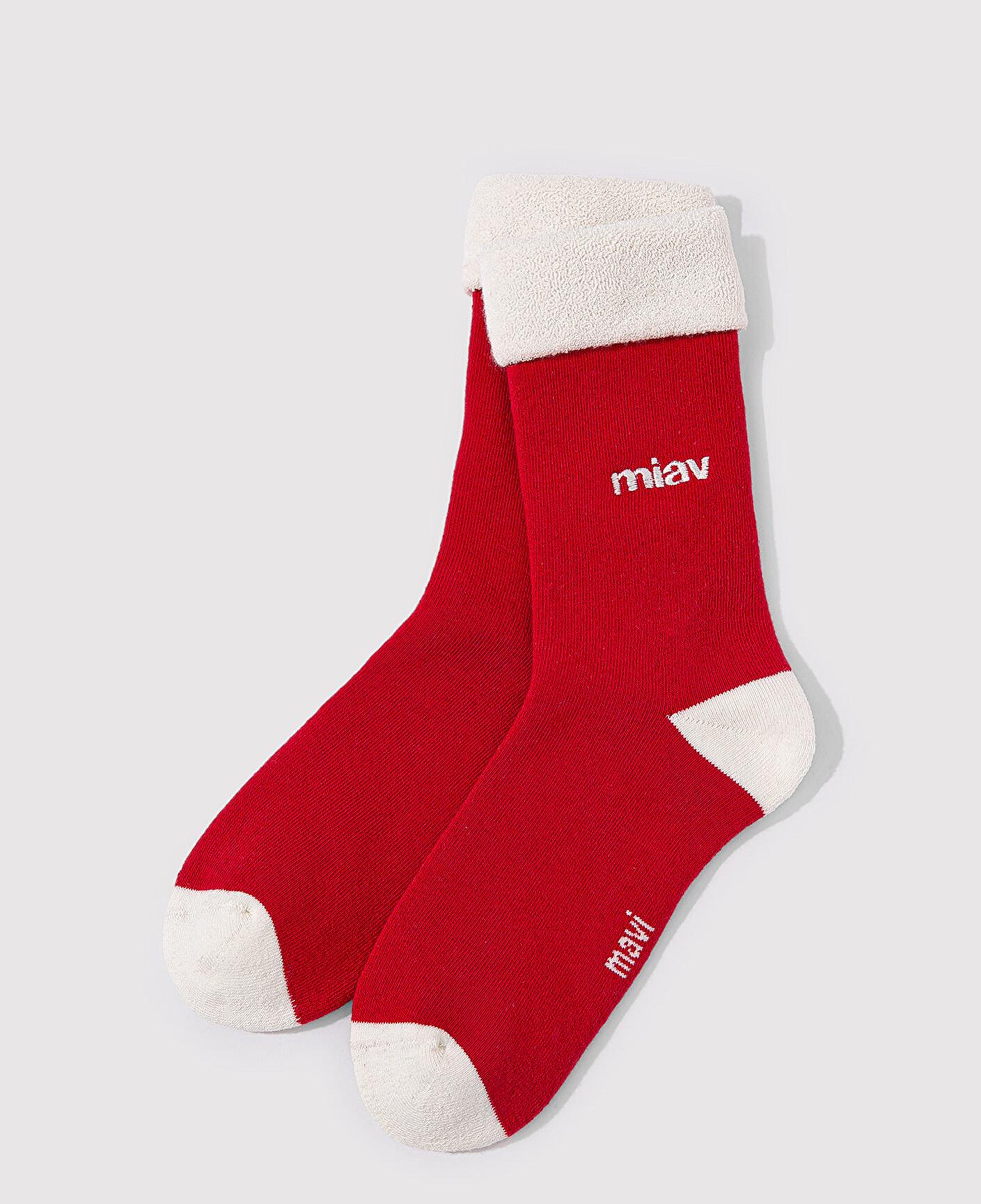 Mavi Yılbaşı Temalı Miav Bot Çorabı 1913312-10076