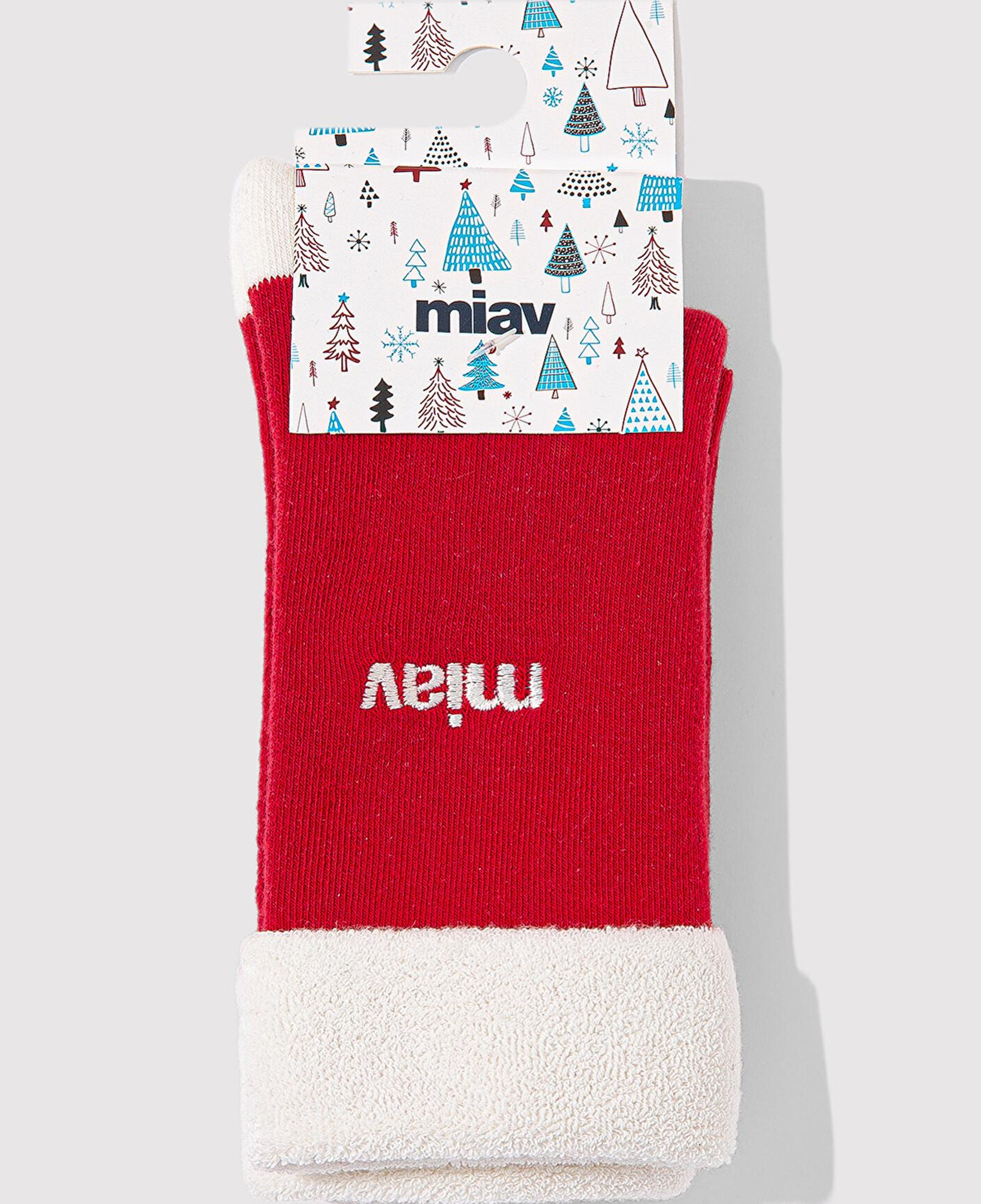 Mavi Yılbaşı Temalı Miav Bot Çorabı 1913312-10076