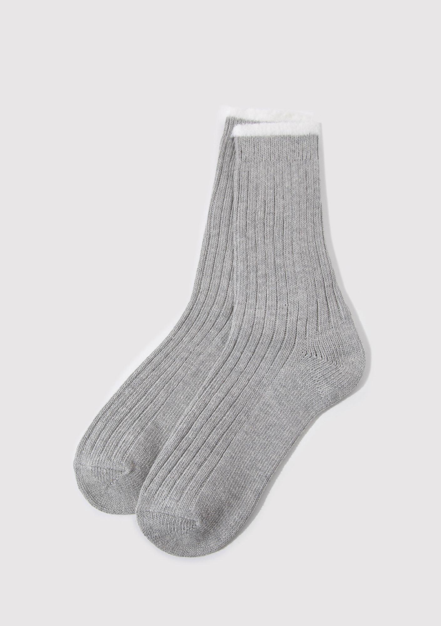 Mavi Gri Bot Çorabı 1912719-82816